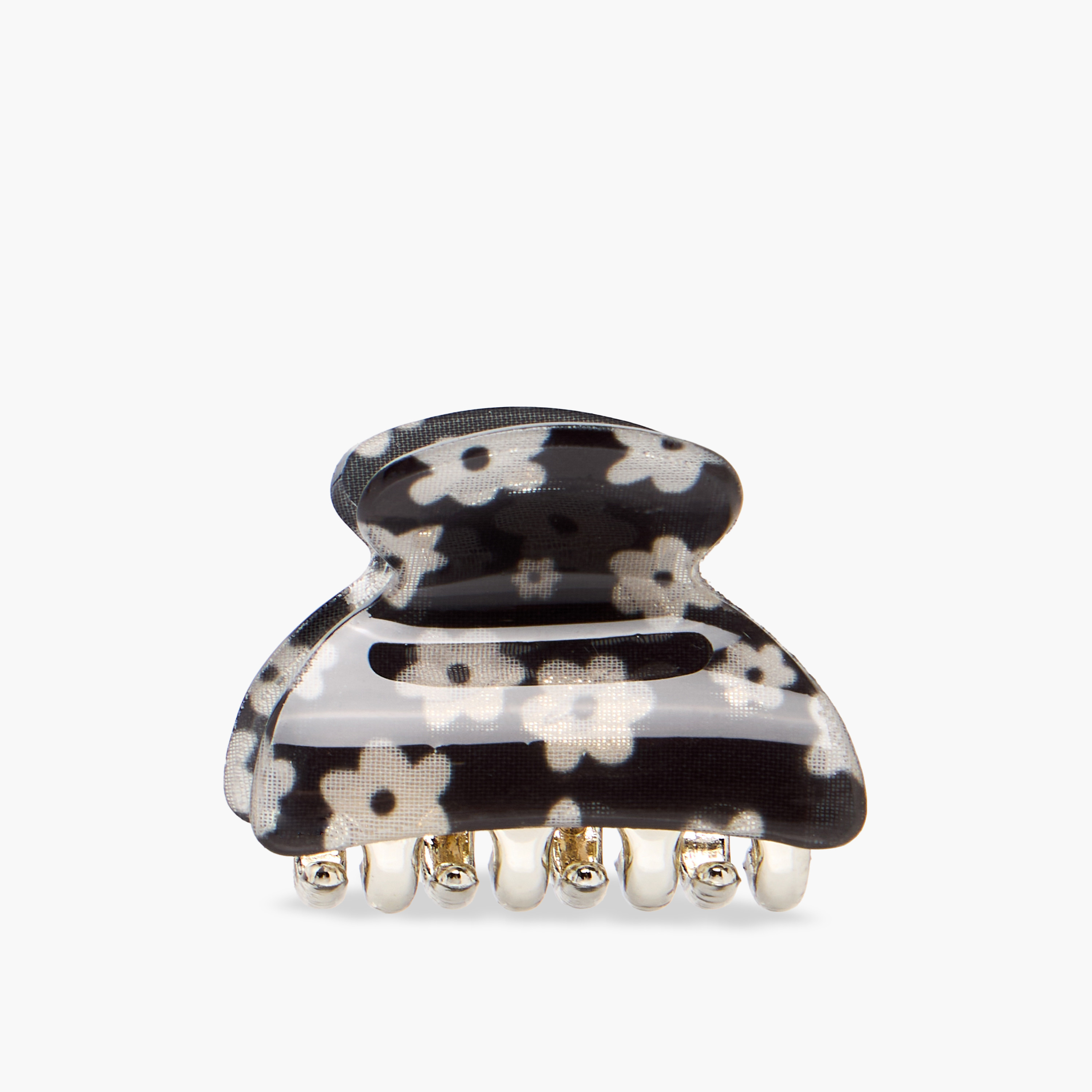 Pack of 3 Curved Shape Hair Clamps with Floral Design-women-hairaccessories-clamps-image-4