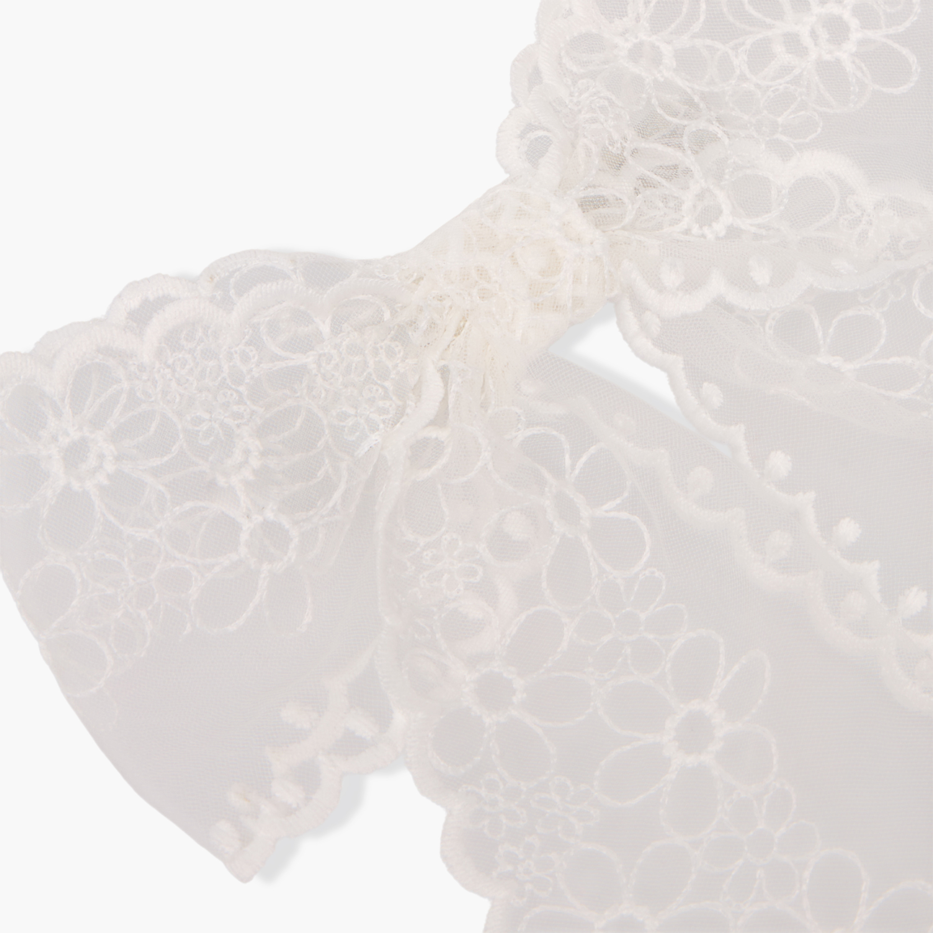 Bow Shape Barrette Hair Clip with Lace Detail-women-hairaccessories-clips-image-2