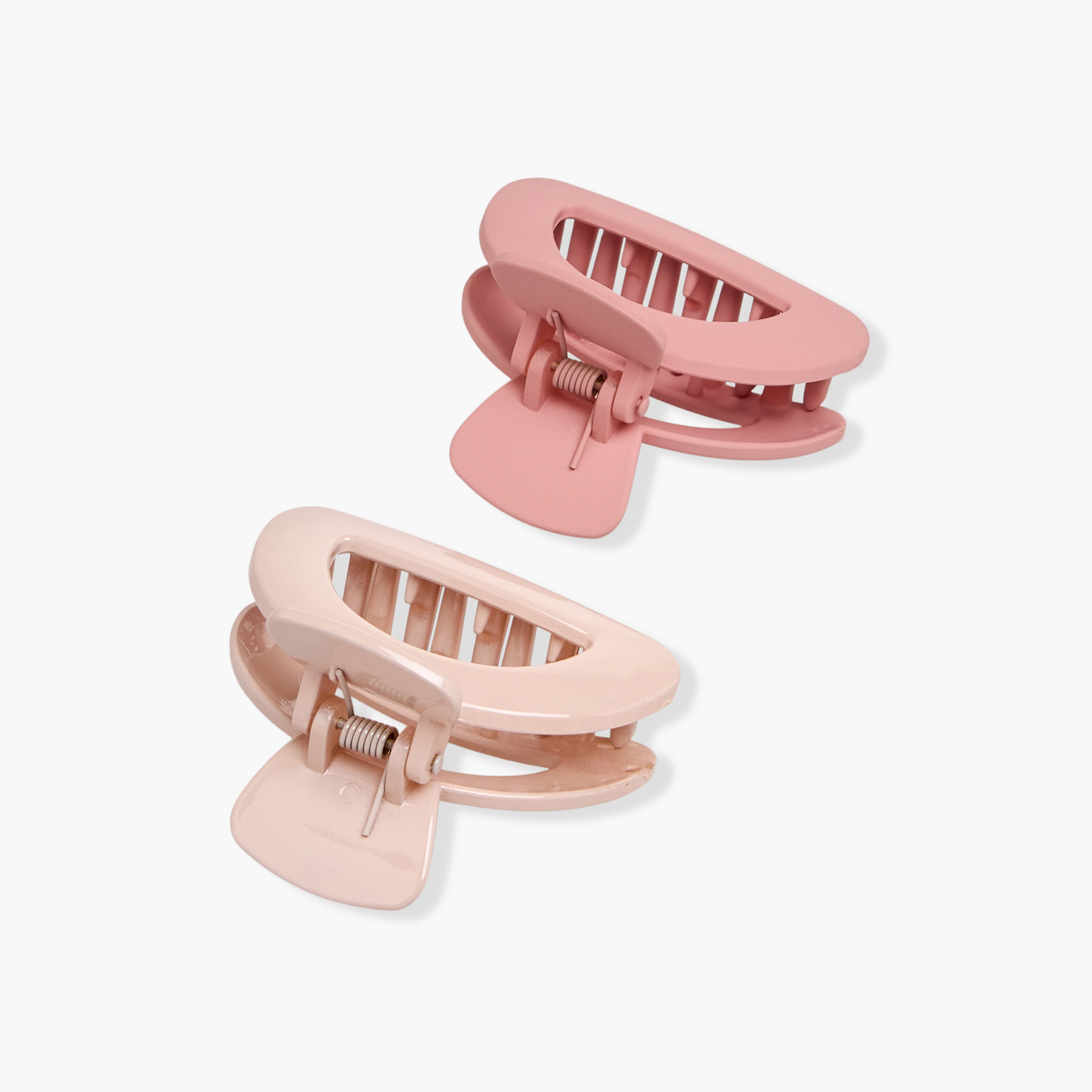 Pack of 2 Curved Shape Hair Clamps with Matte Finish-women-hairaccessories-clamps-image-5