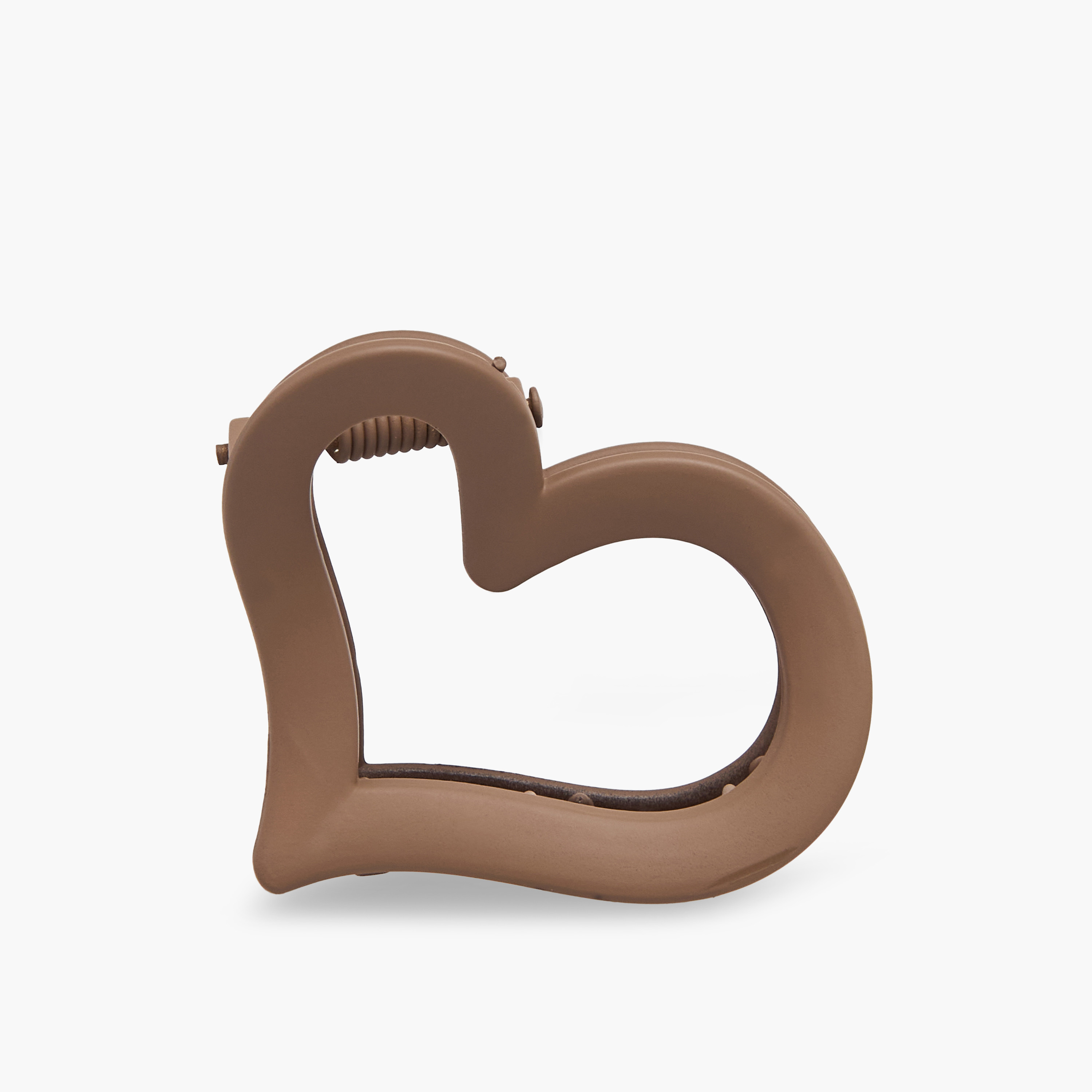 Pack of 3 Heart Shape Hair Clamps with Matte Finish-women-hairaccessories-clamps-image-2