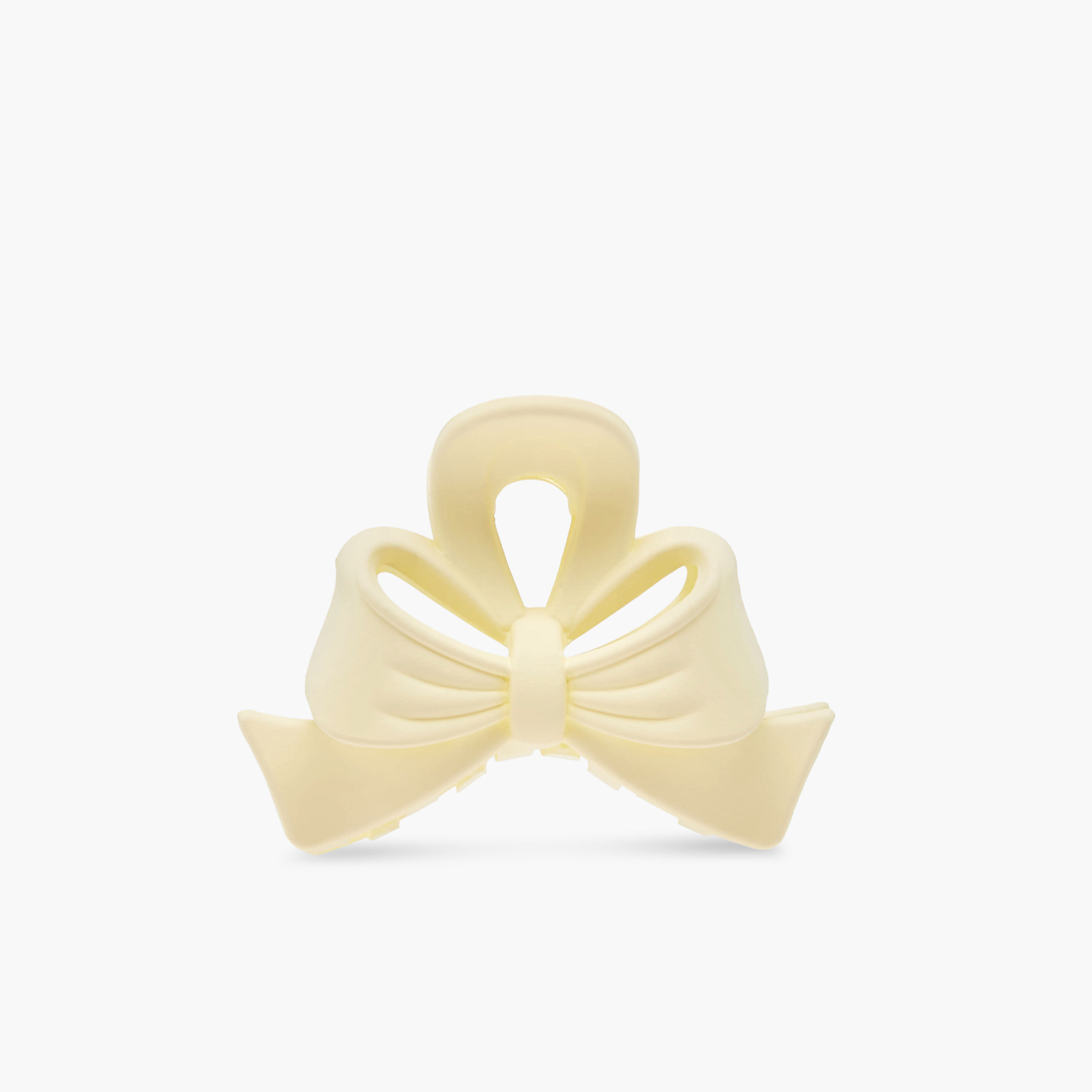 مشابك شعر سادة بتصميم فيونكة - عبوة 3 قطع-women-hairaccessories-clamps-image-3