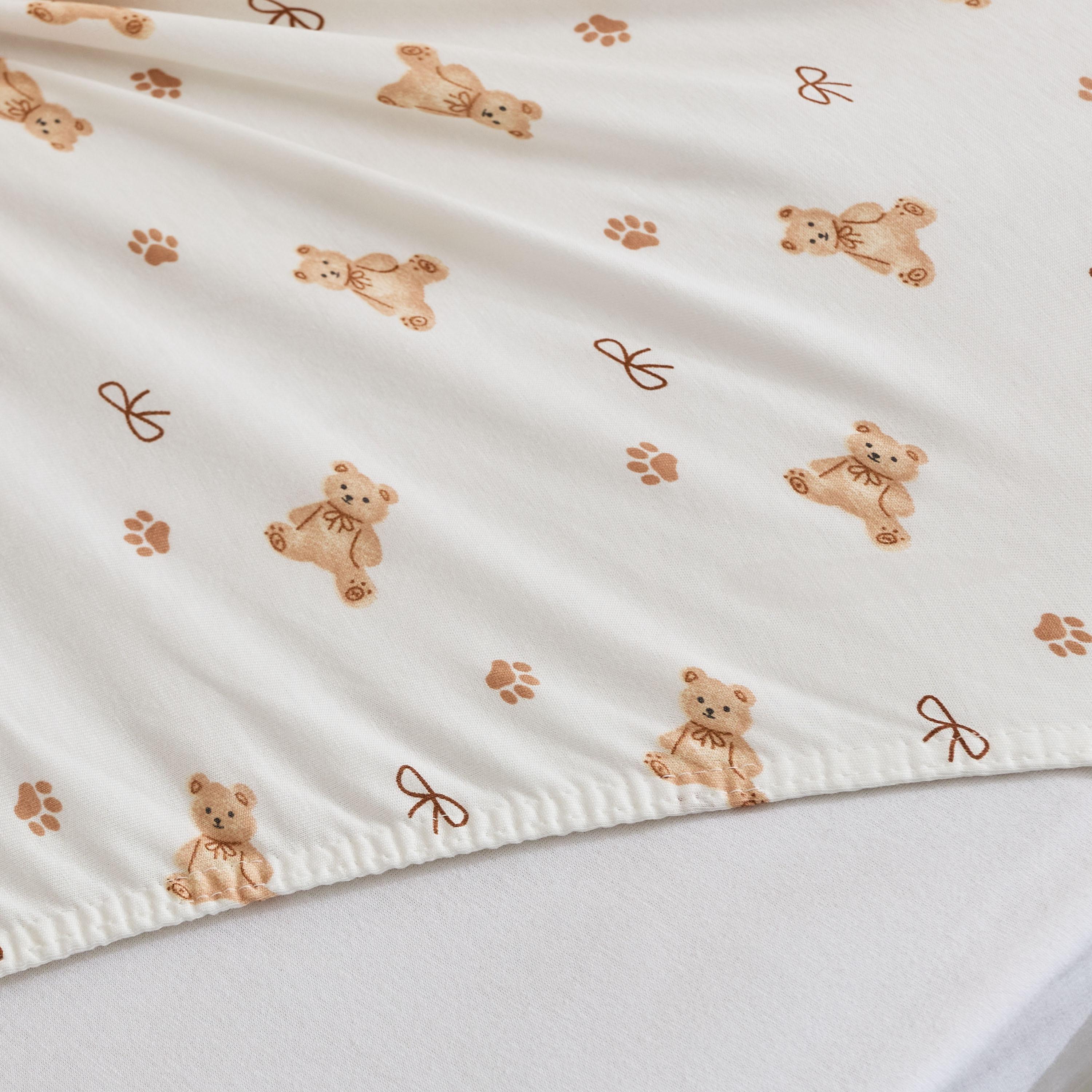 Pack of 2 Juniors Baby Fitted Sheet with Assorted Print, 70x130 cm-baby-nursery-babybedding-image-4