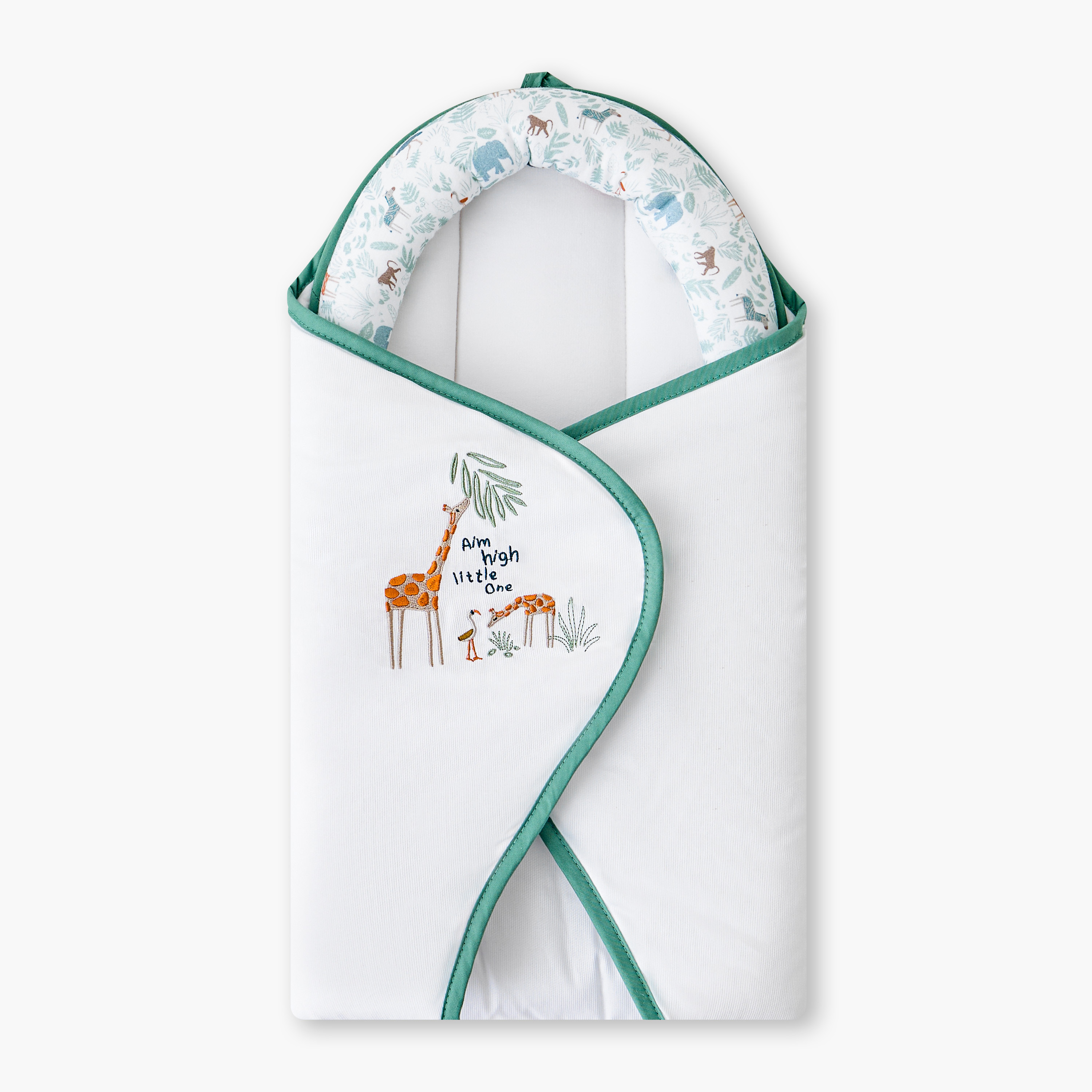 قماط أطفال دودوما بتطريز زرافة من جونيورز - من 0–6 أشهر-baby-nursery-furniture-cribsandbeds-beds-image-1