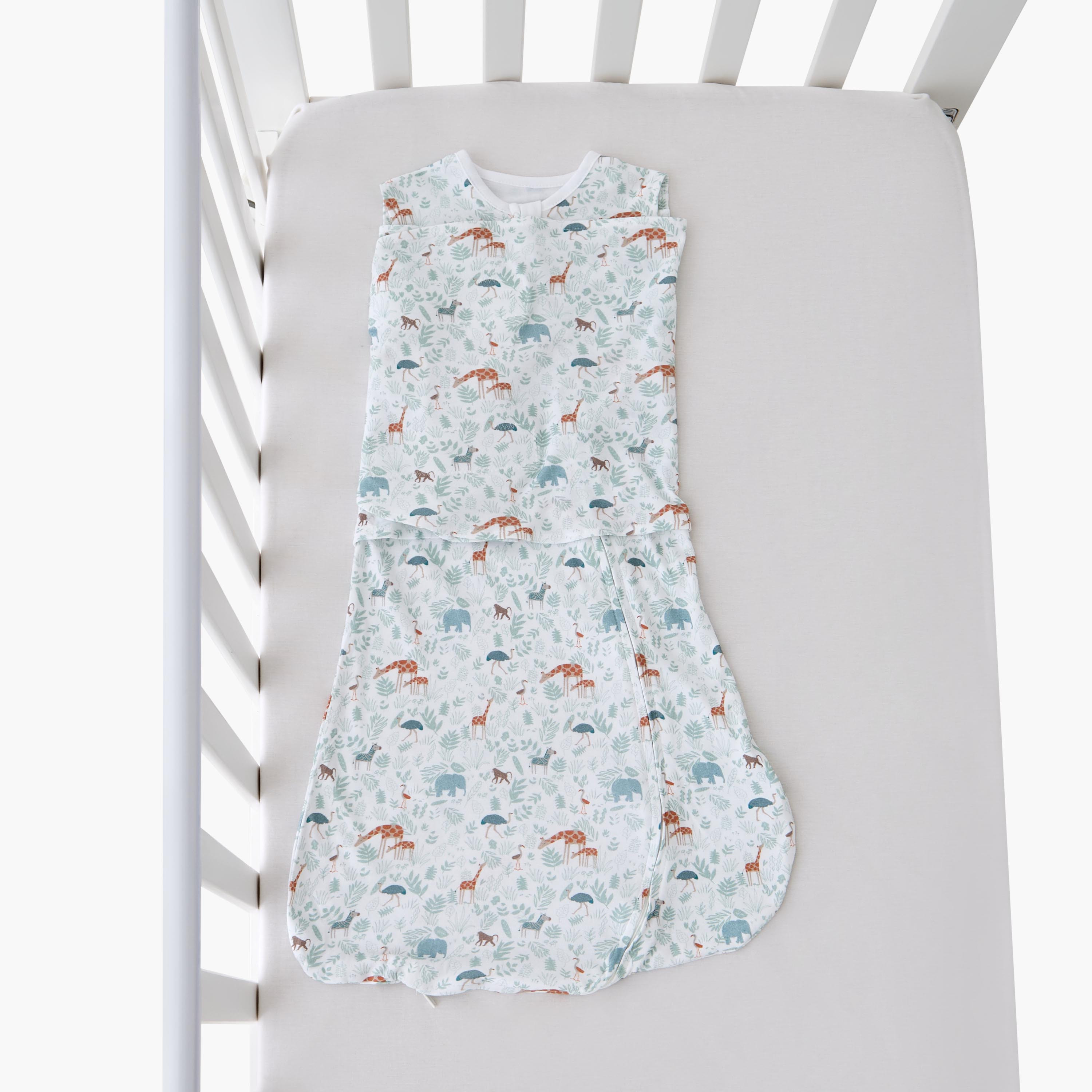 Juniors Dodoma Sleeping Bag with Safari Print, 0-6 Months-baby-nursery-blanketsandswaddles-swaddlesandsleepingbags-image-1