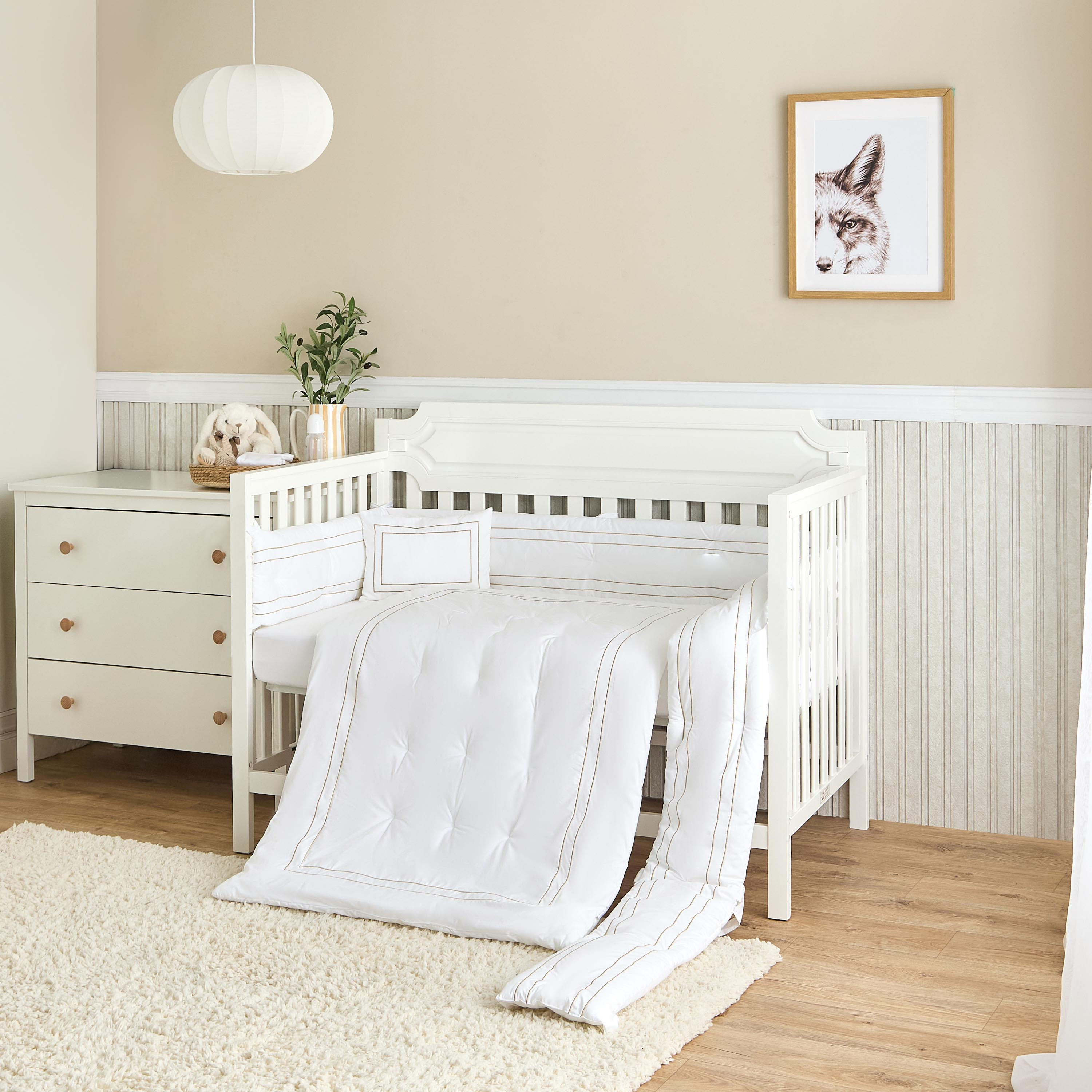 Giggles Baby Bedding Set with Embroidery, 90x130 cm-baby-nursery-babybedding-image-1