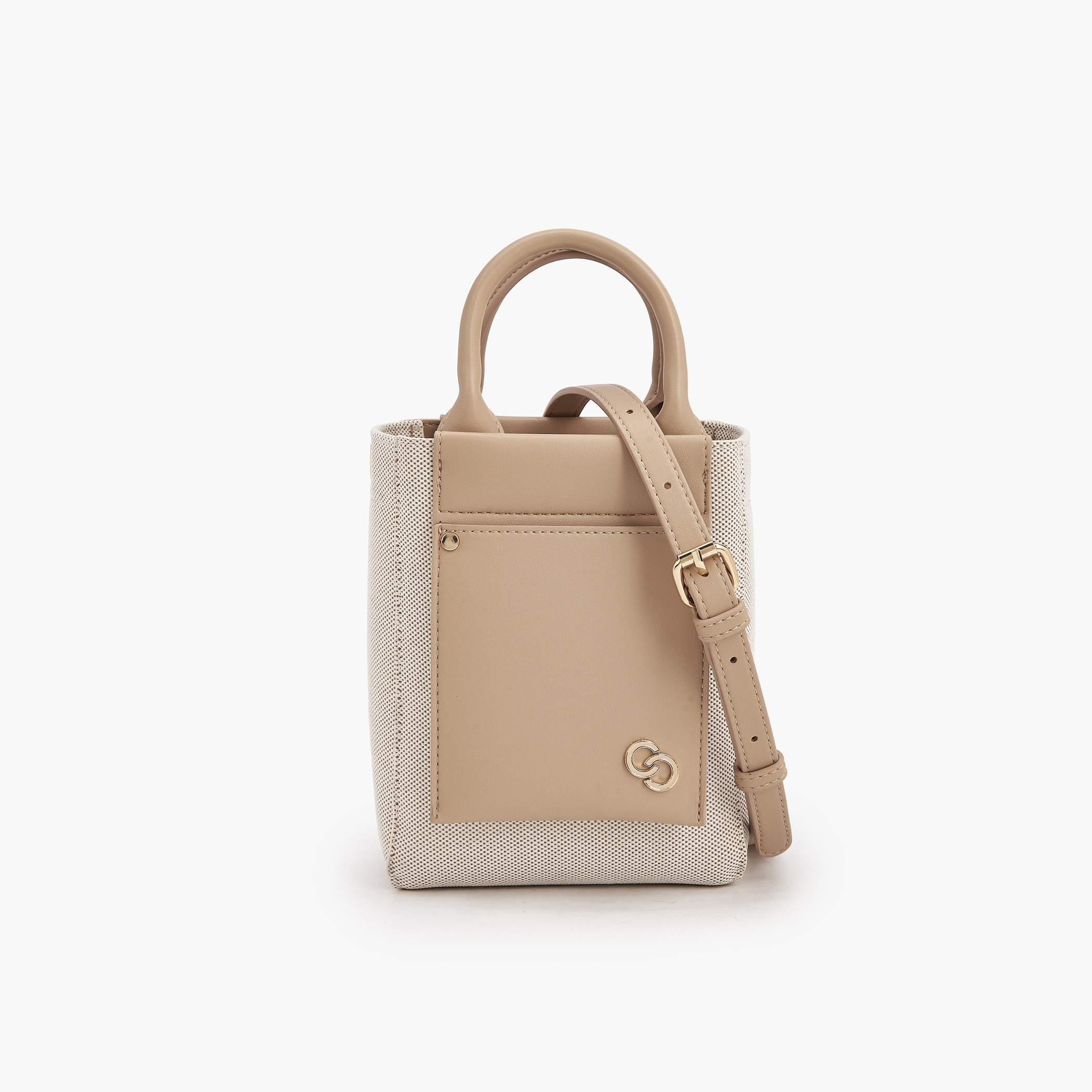 شنطة كروس بودي بارزة الملمس بمقبض مزدوج من سيليست-women-bagsandwallets-handbags-image-1