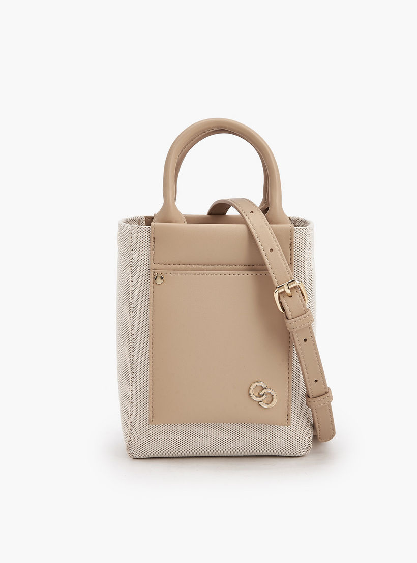 شنطة كروس بودي بارزة الملمس بمقبض مزدوج من سيليست-women-bagsandwallets-handbags-image-1