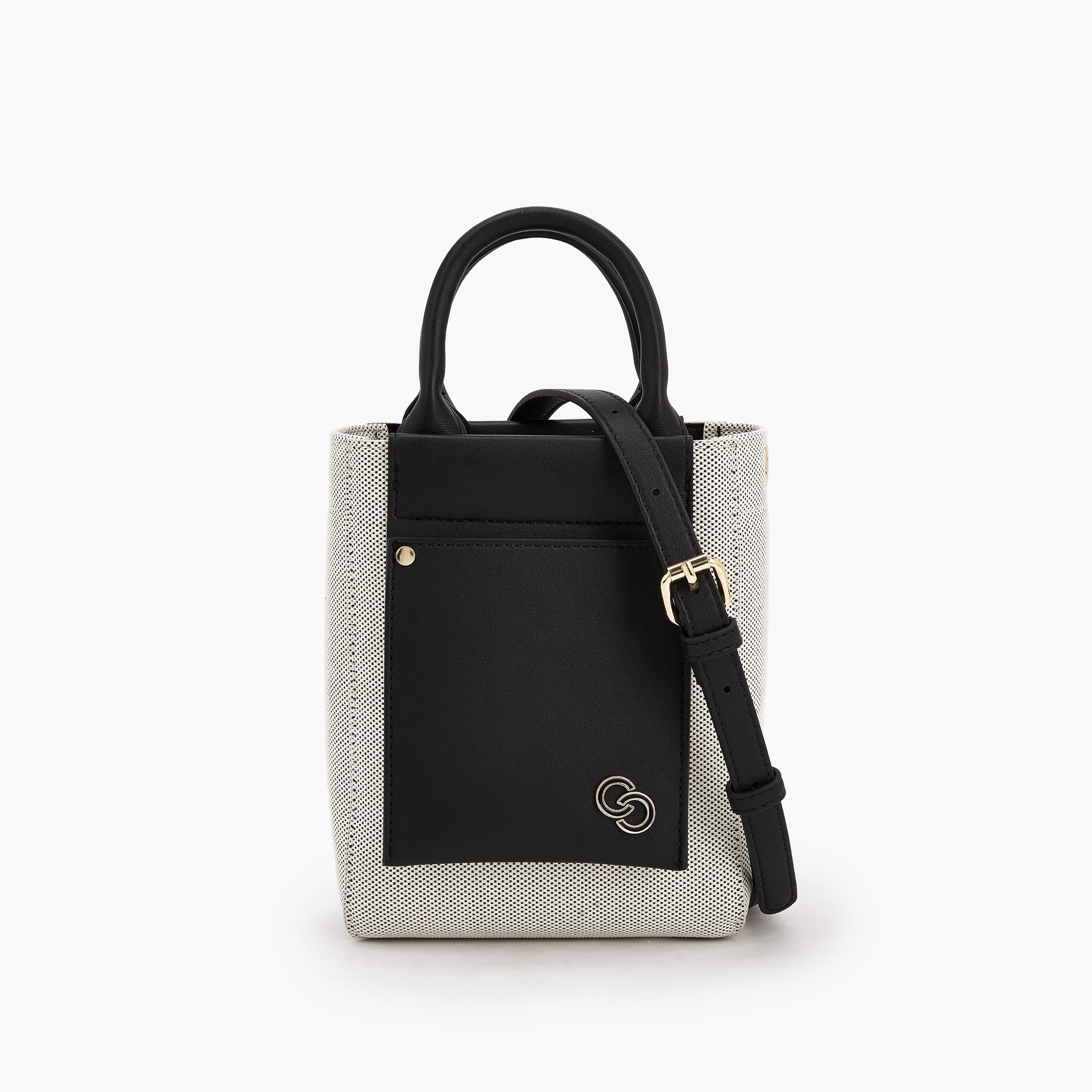 شنطة كروس بودي بارزة الملمس بمقبض مزدوج من سيليست-women-bagsandwallets-handbags-image-1
