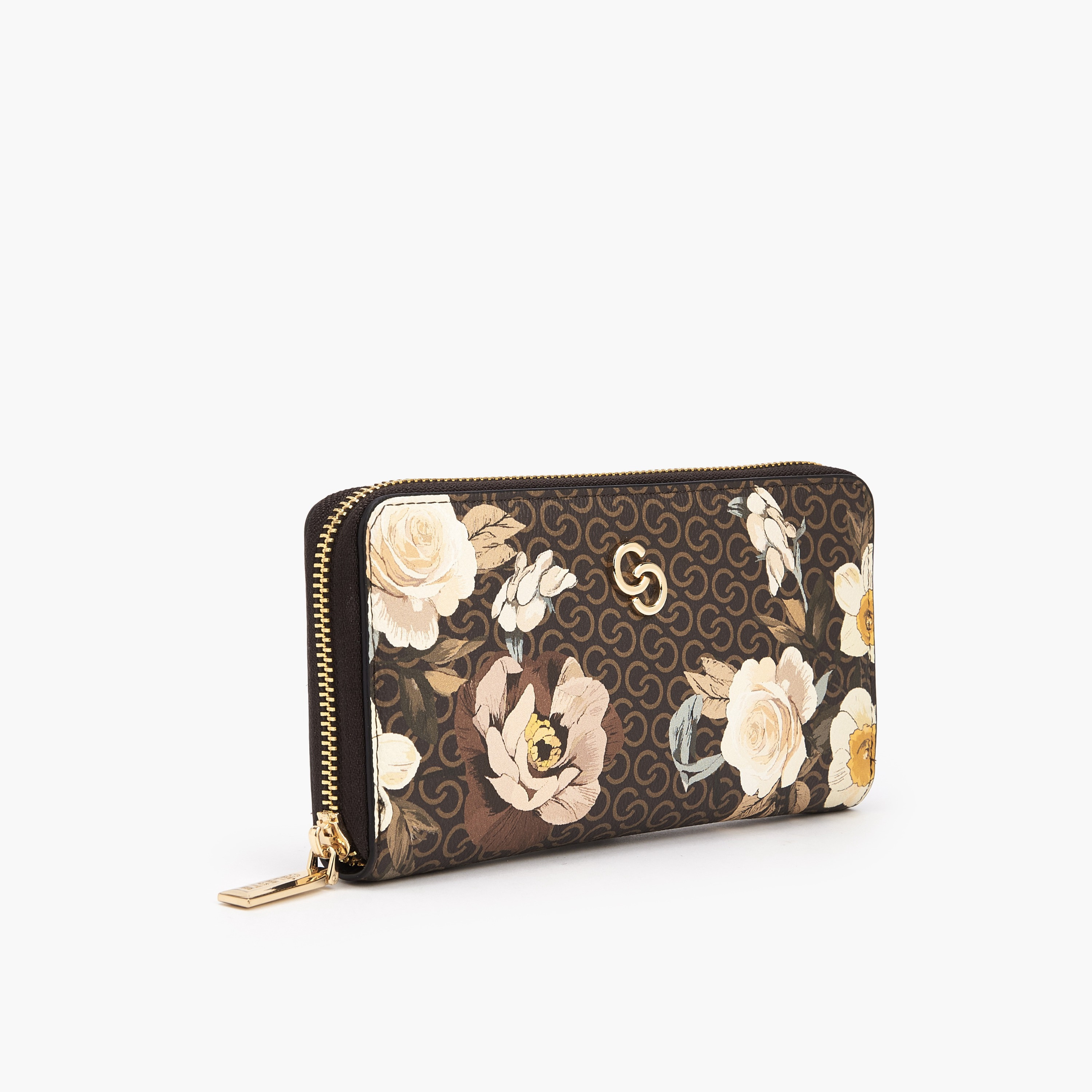 Celeste Floral Print Wallet with Zip Closure-women-bagsandwallets-wallets-image-2