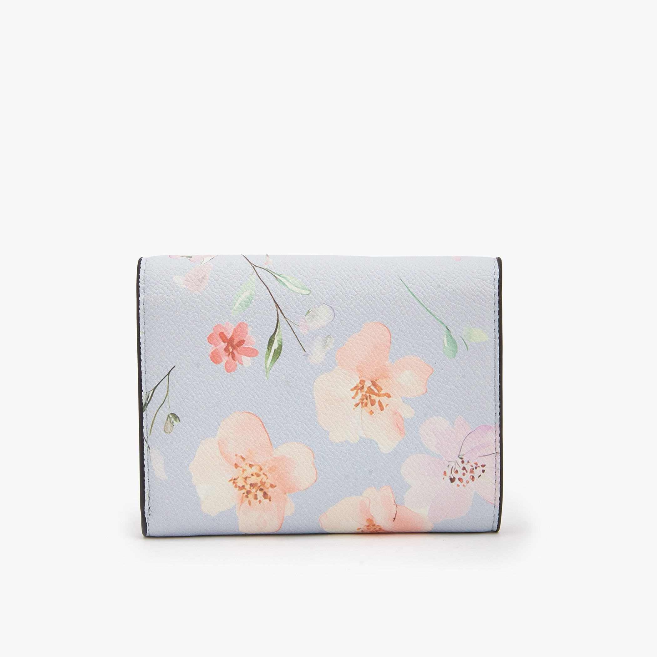 Celeste Floral Print Wallet with Snap Button Closure-women-bagsandwallets-wallets-image-4