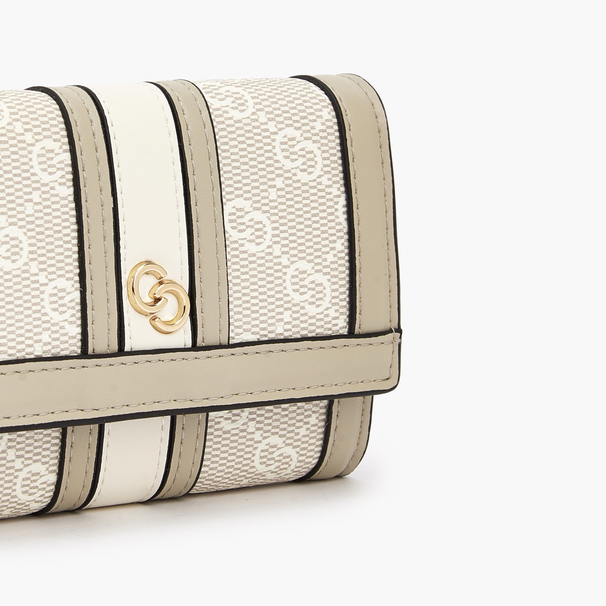 محفظة بطبعات مونوجرام وزر إغلاق من سيليست-women-bagsandwallets-wallets-image-3