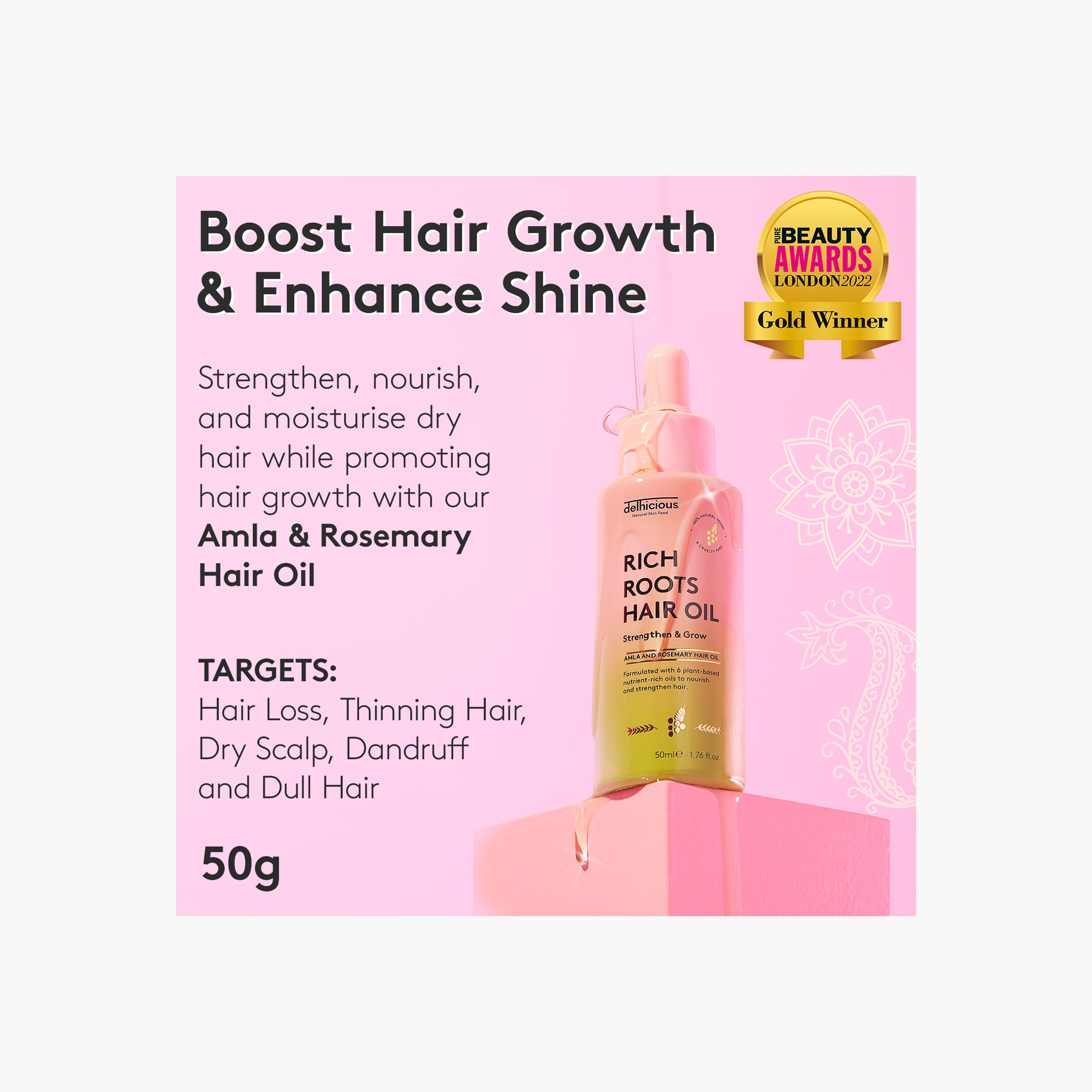 DELHICIOUS Amla Rosemary Hair Oil-beautyandpersonalcare-hair-haircare-hairoils-image-2