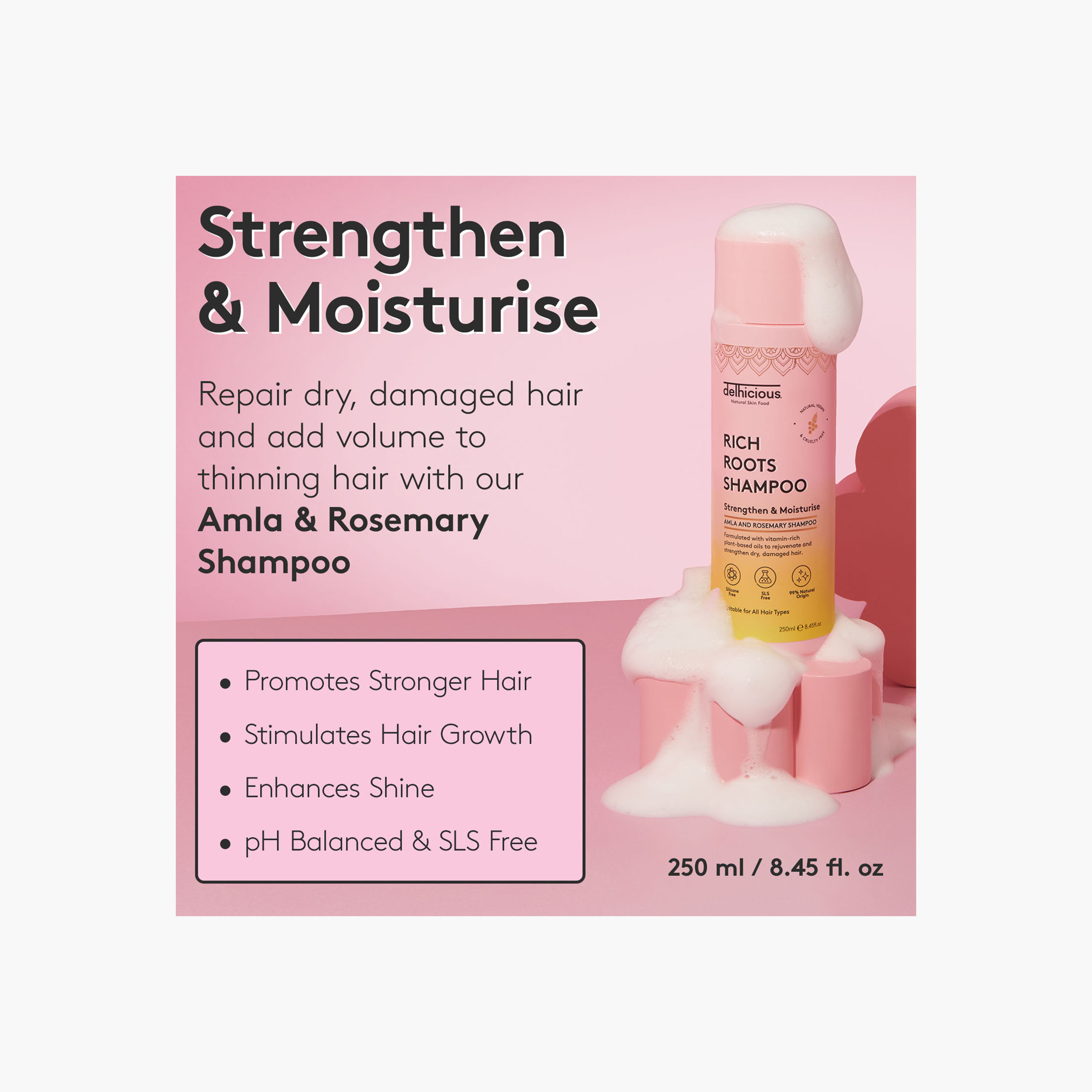 DELHICIOUS Amla Rosemary Strengthening Shampoo-beautyandpersonalcare-hair-haircare-shampoos-image-3