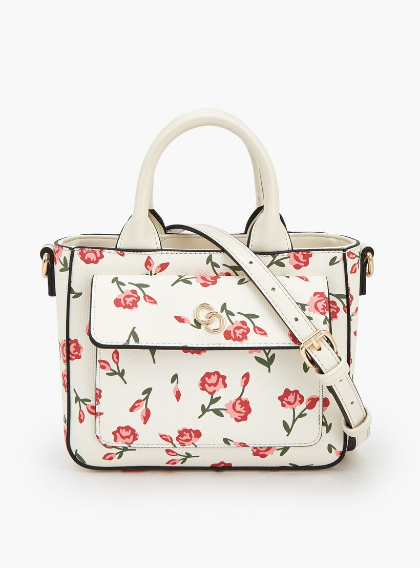 شنطة توتي بمقابض مزدوجة وطبعات زهرية من سيليست-women-bagsandwallets-handbags-image-1