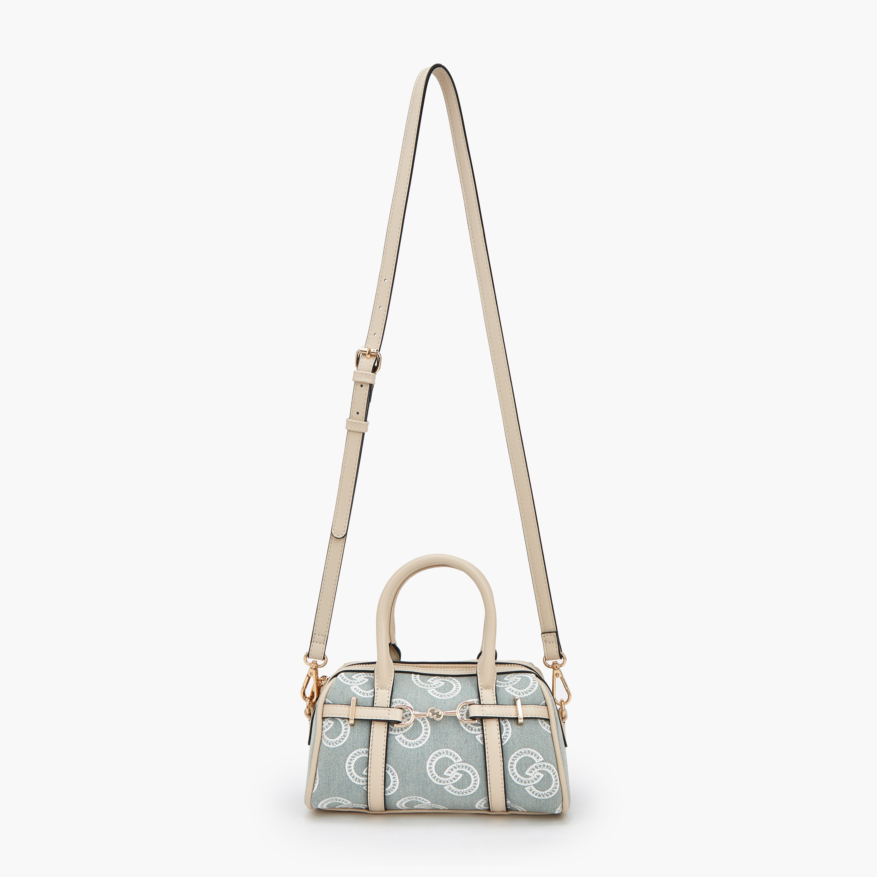 شنطة بولر بتطريز مونوجرام ومقبض مزدوج من سيليست-women-bagsandwallets-handbags-image-3