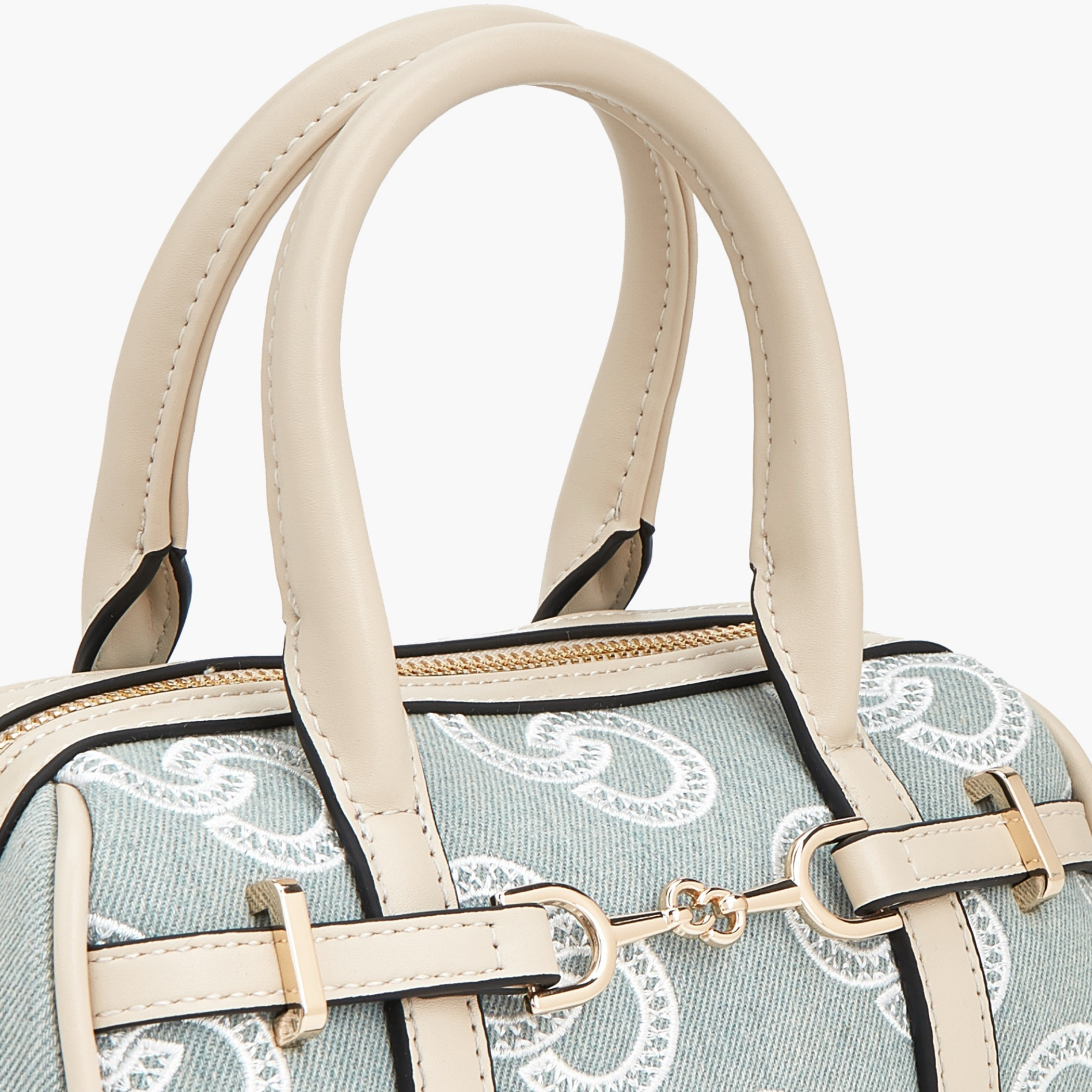 شنطة بولر بتطريز مونوجرام ومقبض مزدوج من سيليست-women-bagsandwallets-handbags-image-5