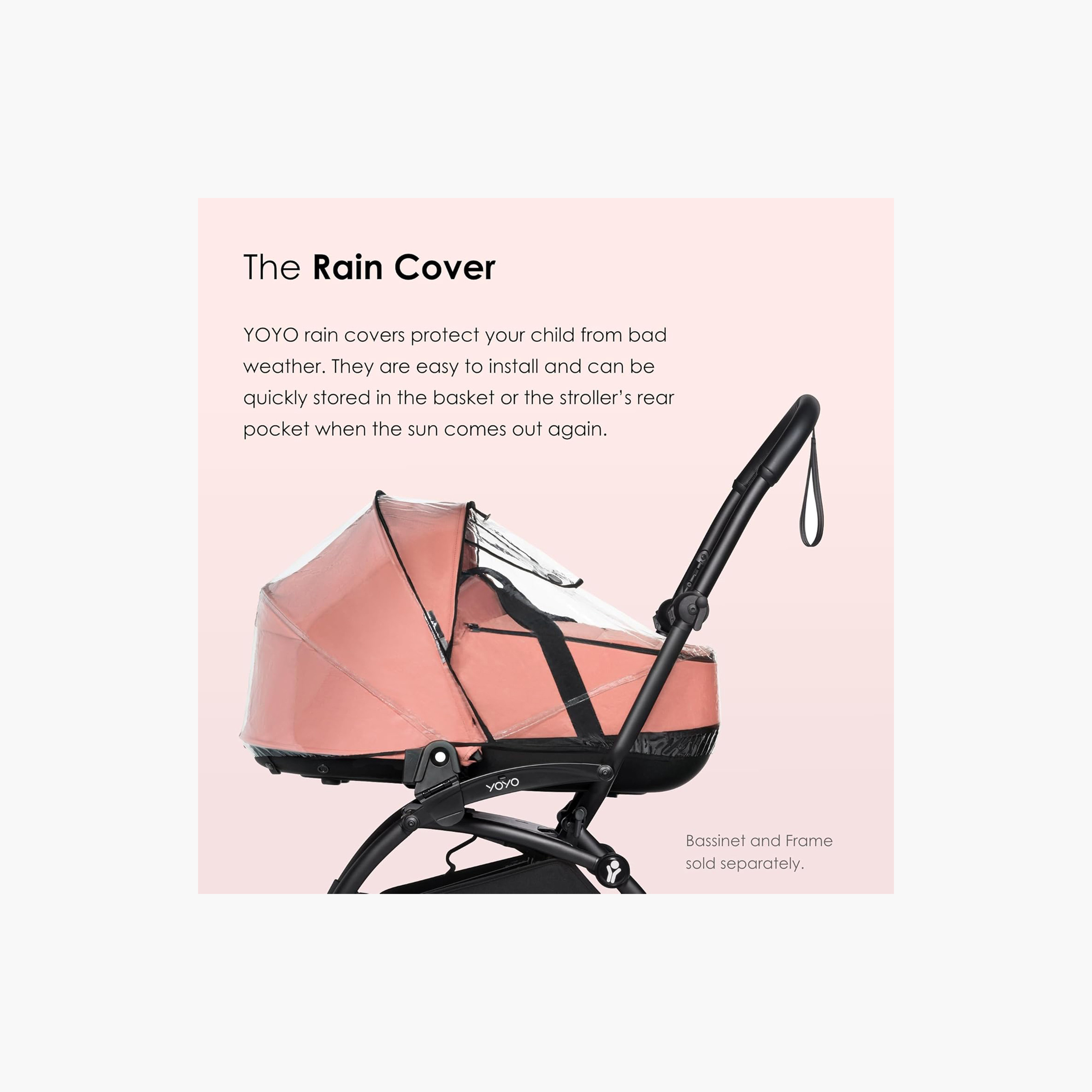 Stokke YOYO 0+ Newborn Rain Cover - Clear-baby-gear-strollersandprams-accessories-image-2