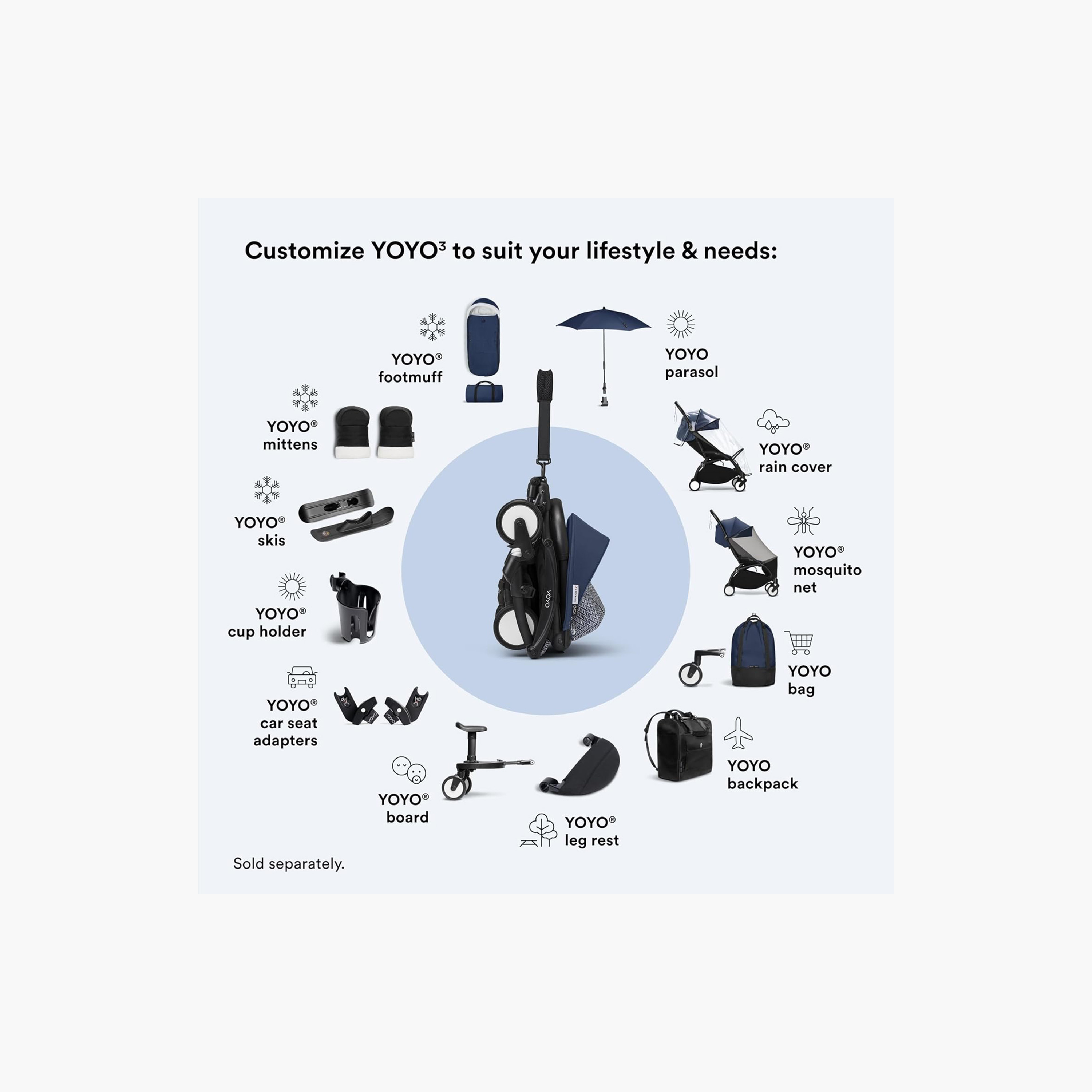 مظلة يويو³ من ستوك-baby-gear-strollersandprams-accessories-image-1