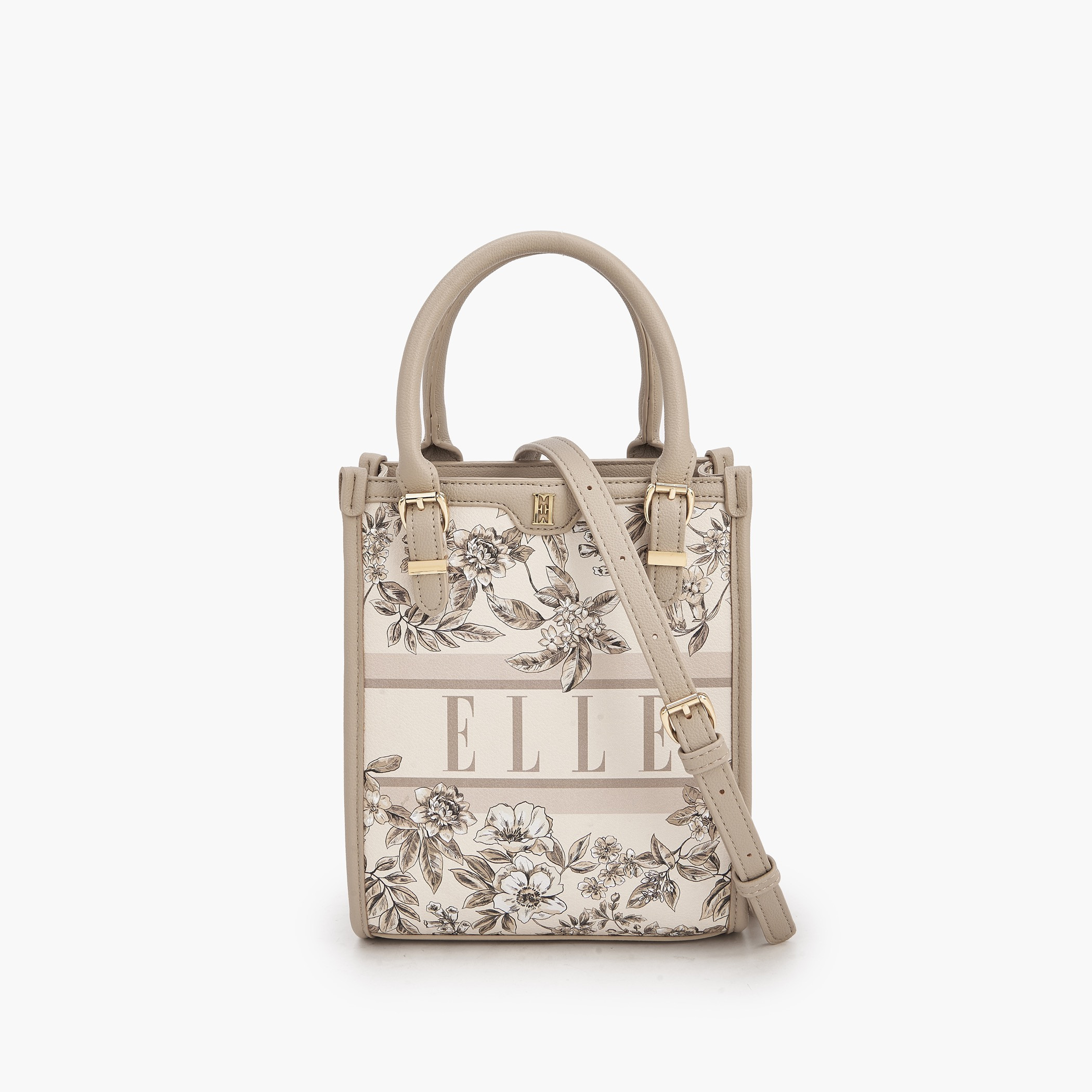 شنطة كروس بودي بحزام قابل للتعديل وطبعات زهرية من إيل-women-bagsandwallets-handbags-image-1