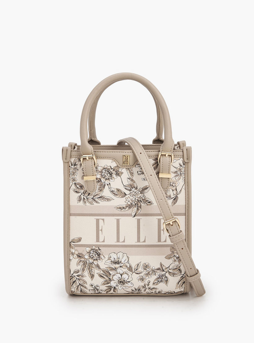 شنطة كروس بودي بحزام قابل للتعديل وطبعات زهرية من إيل-women-bagsandwallets-handbags-image-1