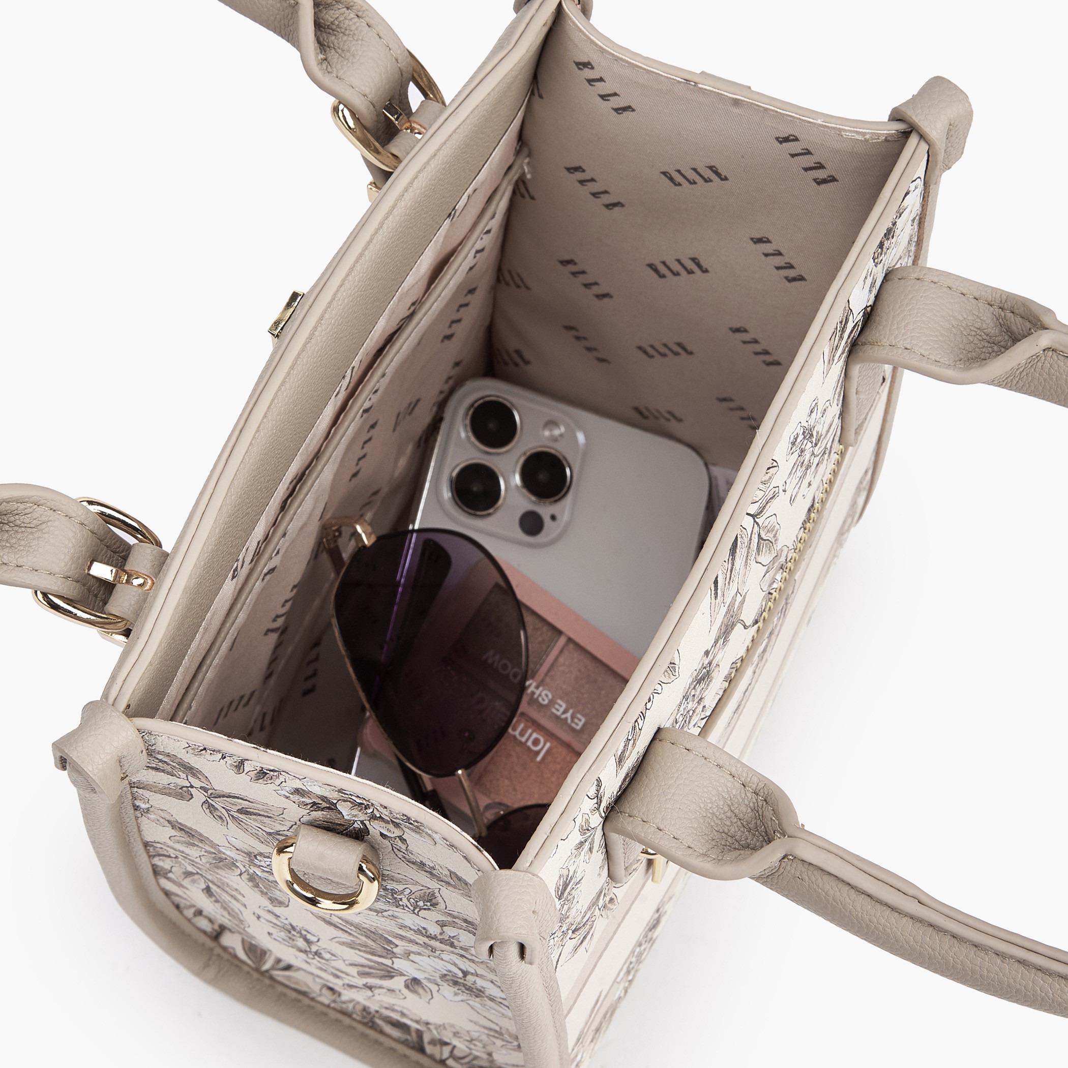 شنطة كروس بودي بحزام قابل للتعديل وطبعات زهرية من إيل-women-bagsandwallets-handbags-image-7