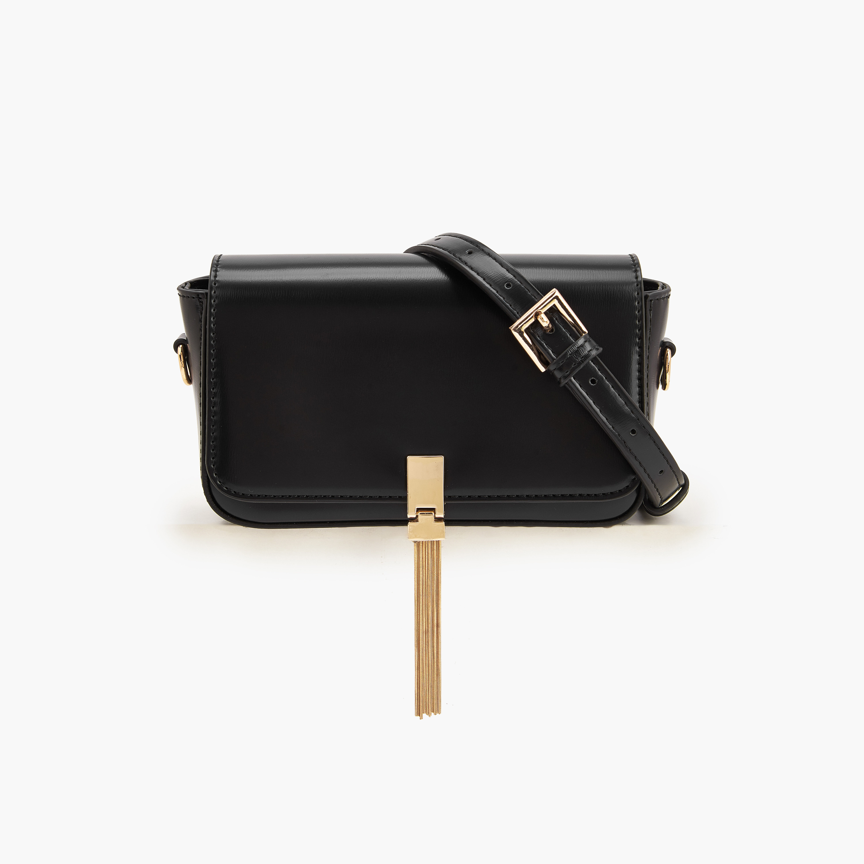 شنطة كروس بودي بحزام قابل للتعديل وشراشيب من سيليست-women-bagsandwallets-handbags-image-1