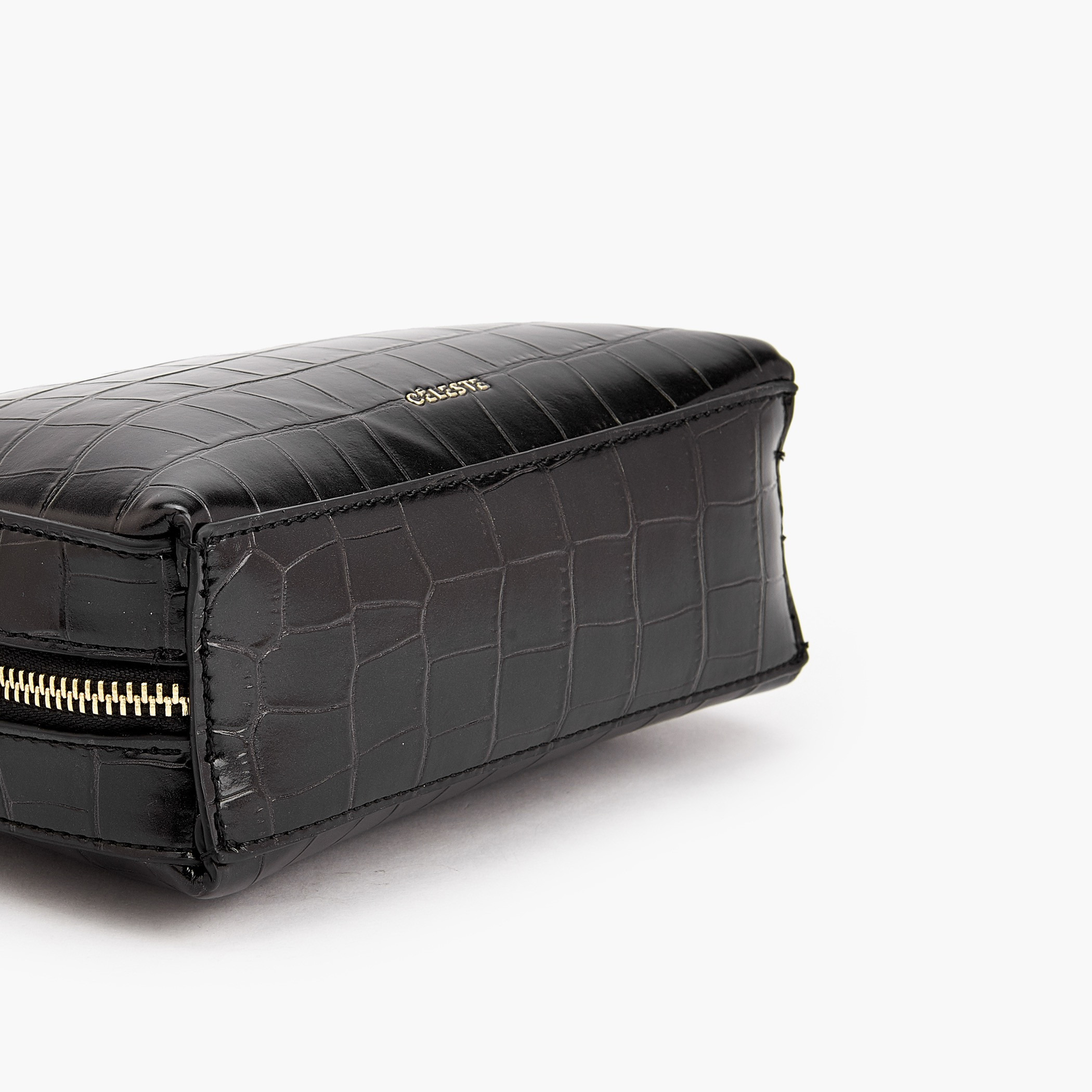 Celeste Textured Crossbody Bag with Zip Closure-women-bagsandwallets-handbags-image-7