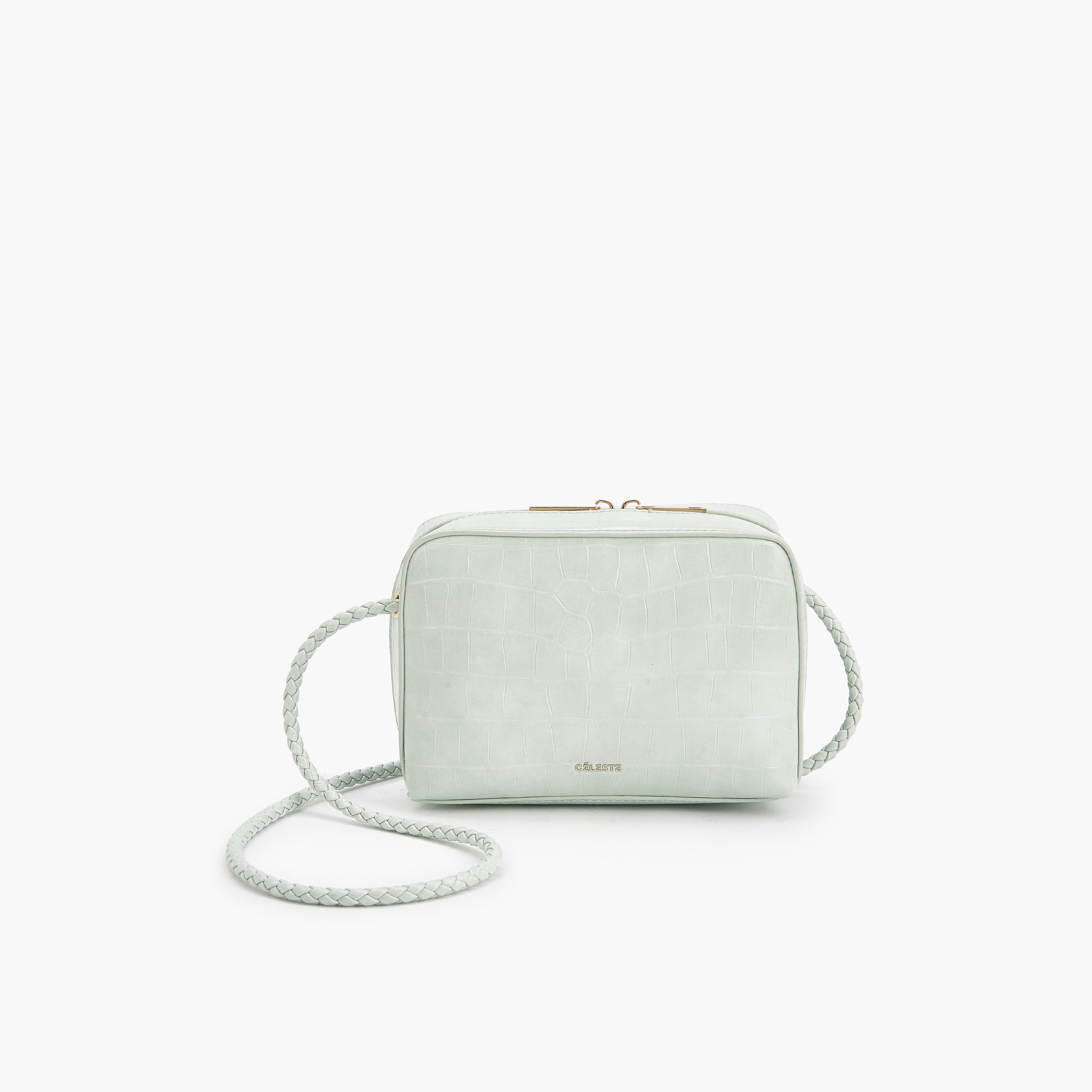 شنطة كروس بودي بارزة الملمس بسحّاب إغلاق من سيليست-women-bagsandwallets-handbags-image-1