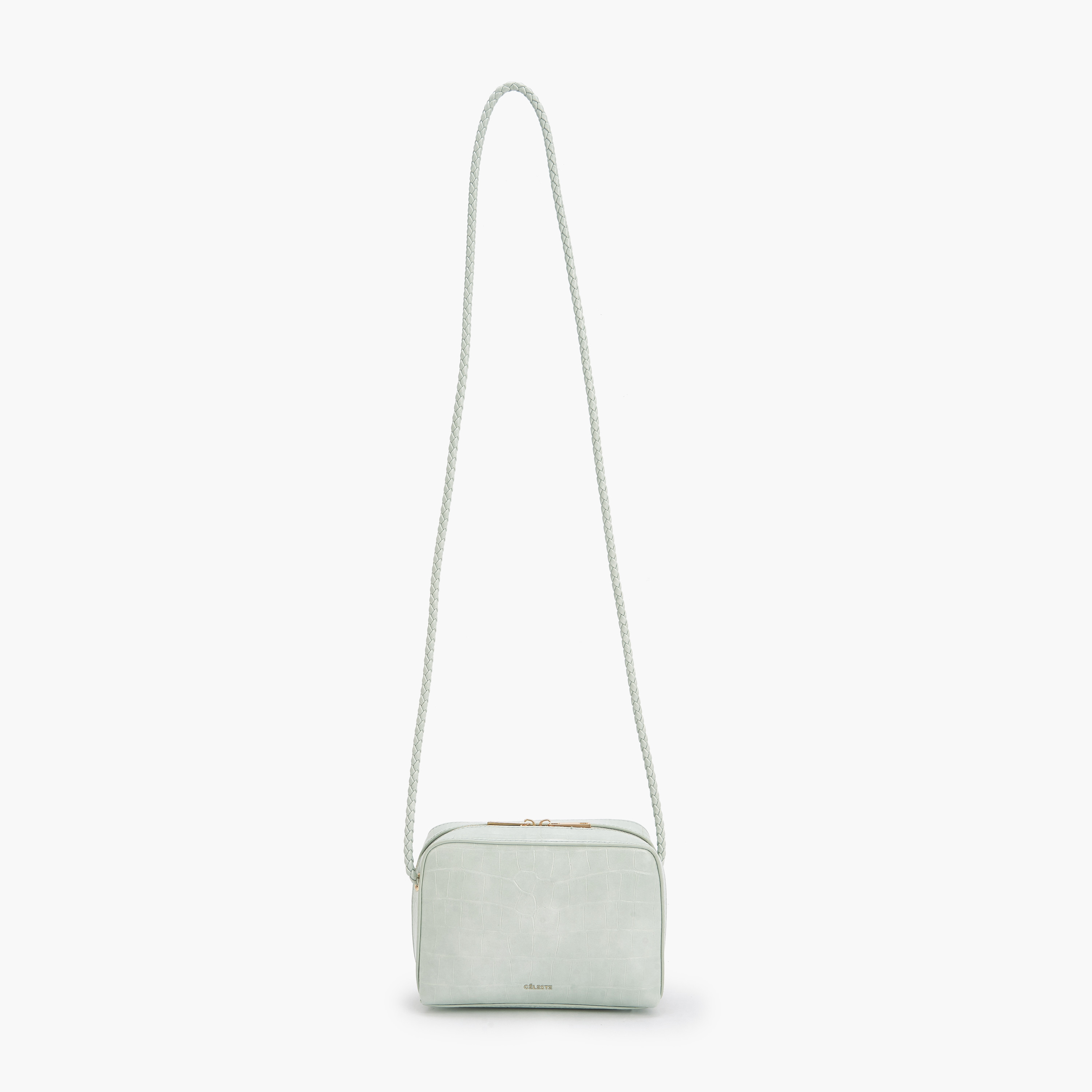 شنطة كروس بودي بارزة الملمس بسحّاب إغلاق من سيليست-women-bagsandwallets-handbags-image-3