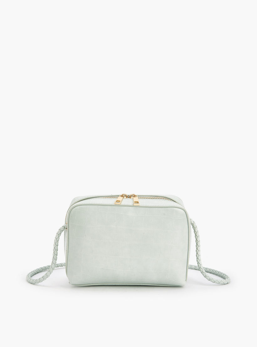 شنطة كروس بودي بارزة الملمس بسحّاب إغلاق من سيليست-women-bagsandwallets-handbags-image-6