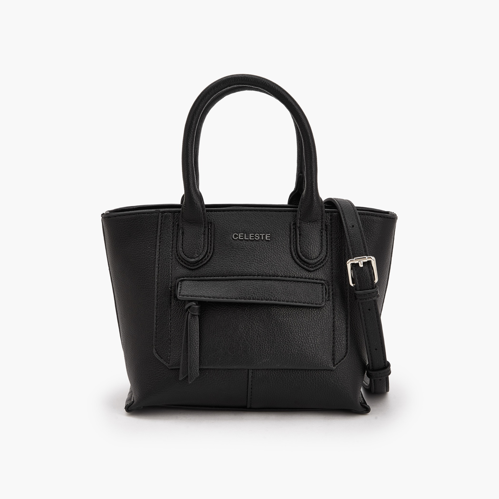 Celeste Textured Tote Bag with Double Handle-women-bagsandwallets-handbags-image-1