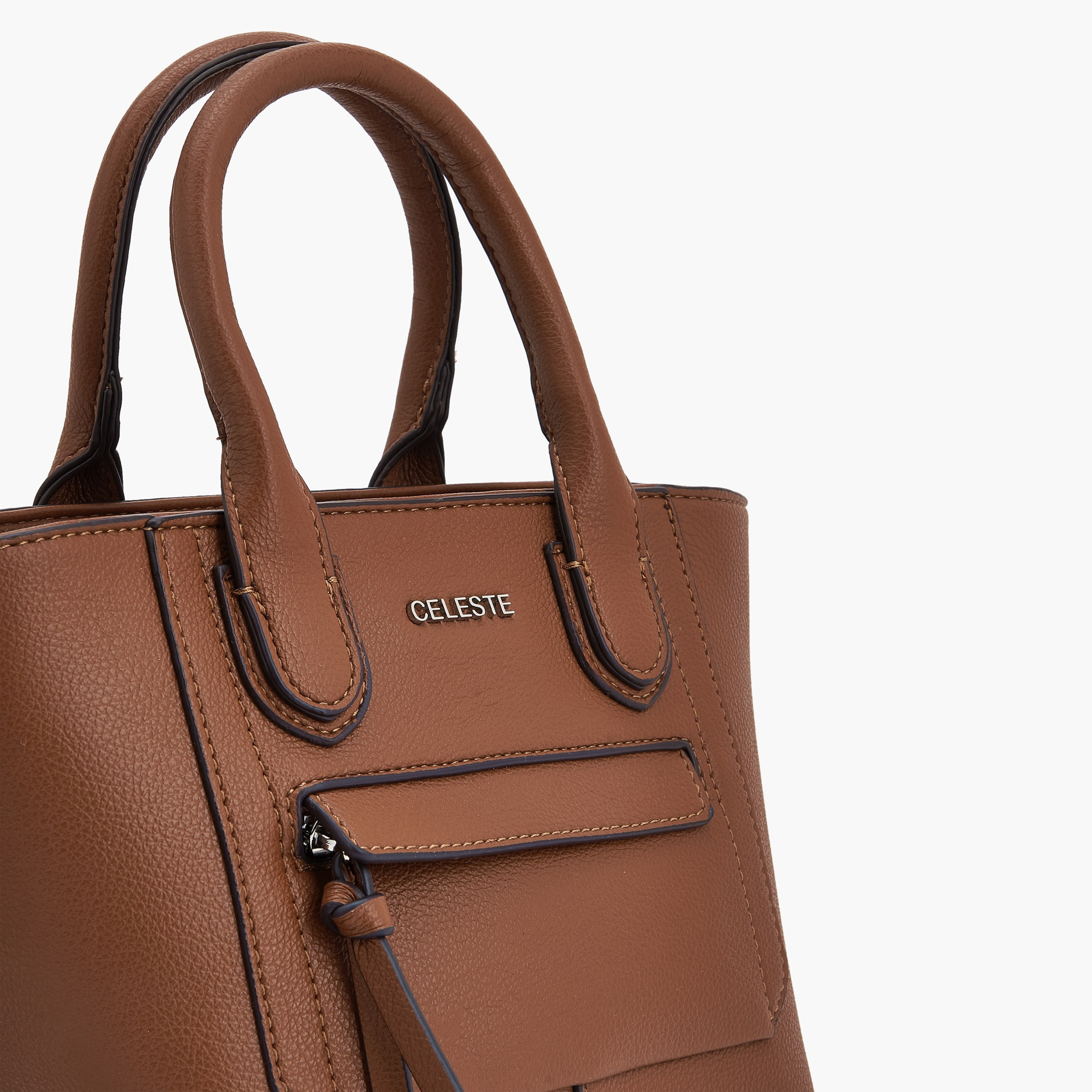 شنطة توت بارزة الملمس بمقبض مزدوج من سيليست-women-bagsandwallets-handbags-image-5