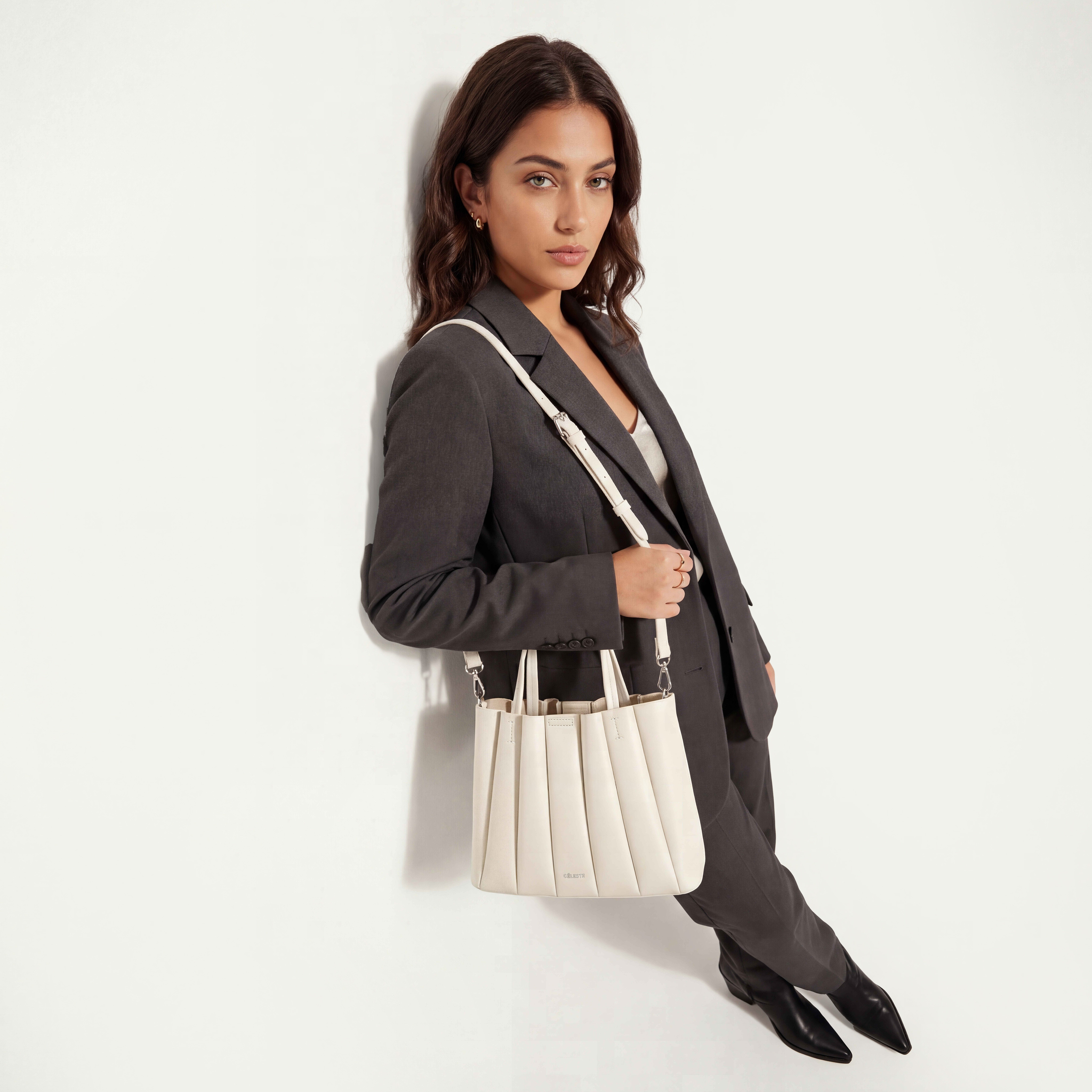 Celeste Pleated Tote Bag with Pouch-women-bagsandwallets-handbags-image-12