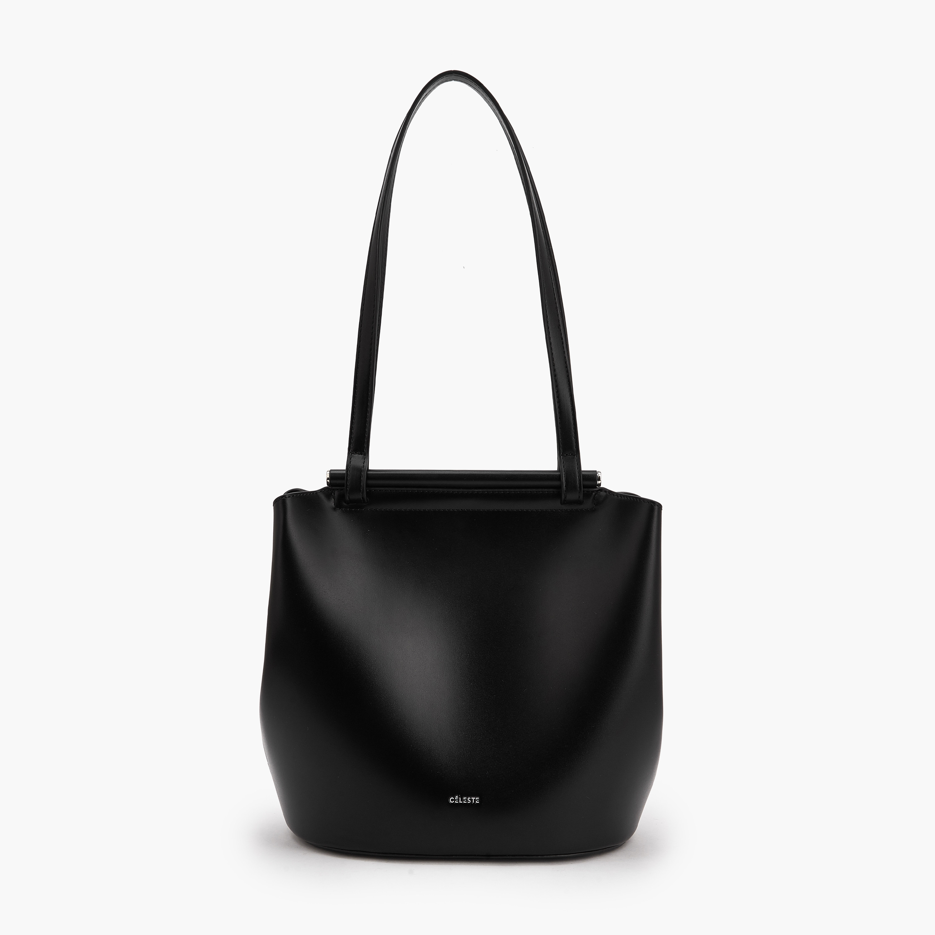 Celeste Solid Shoulder Bag with Double Handle-women-bagsandwallets-handbags-image-1