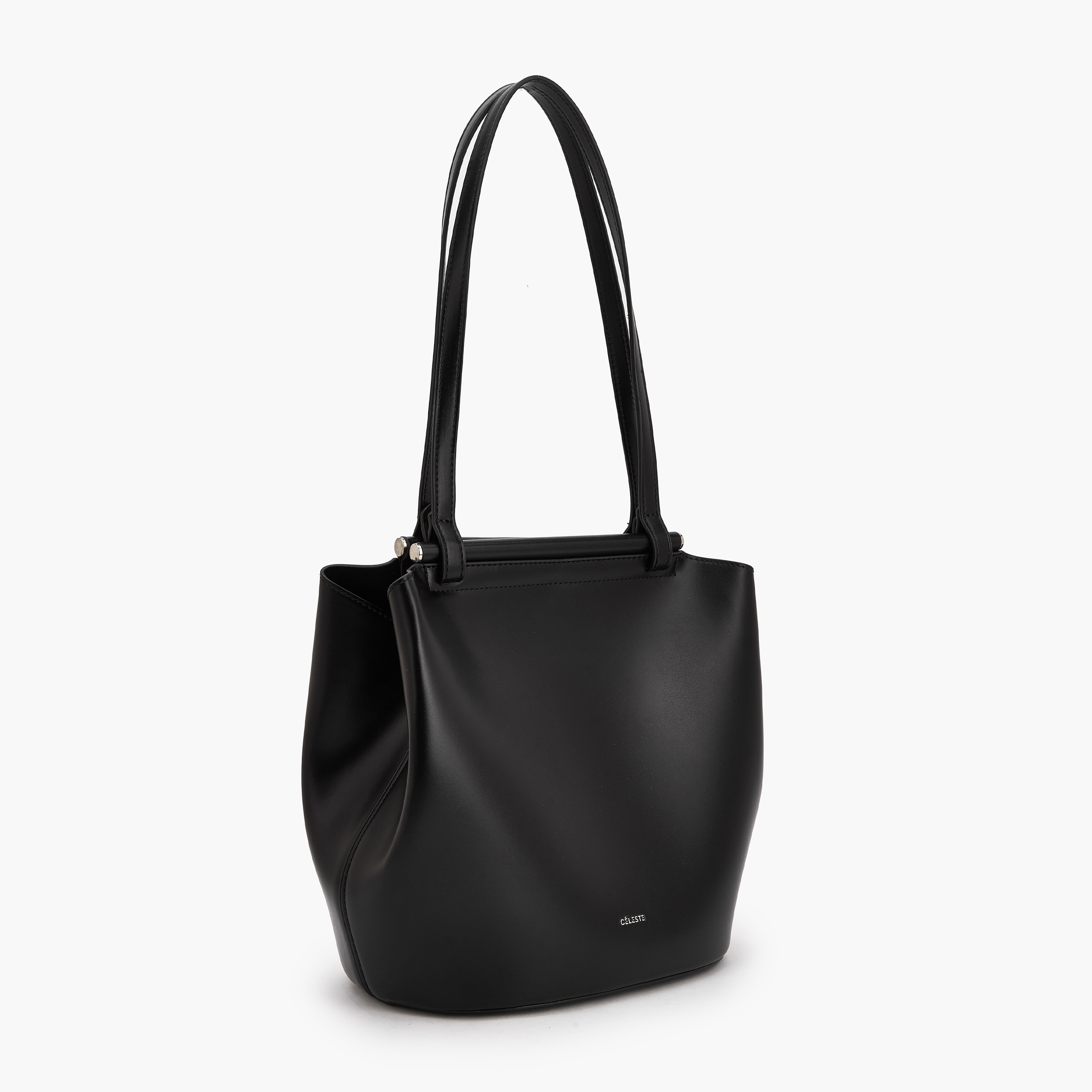 Celeste Solid Shoulder Bag with Double Handle-women-bagsandwallets-handbags-image-2