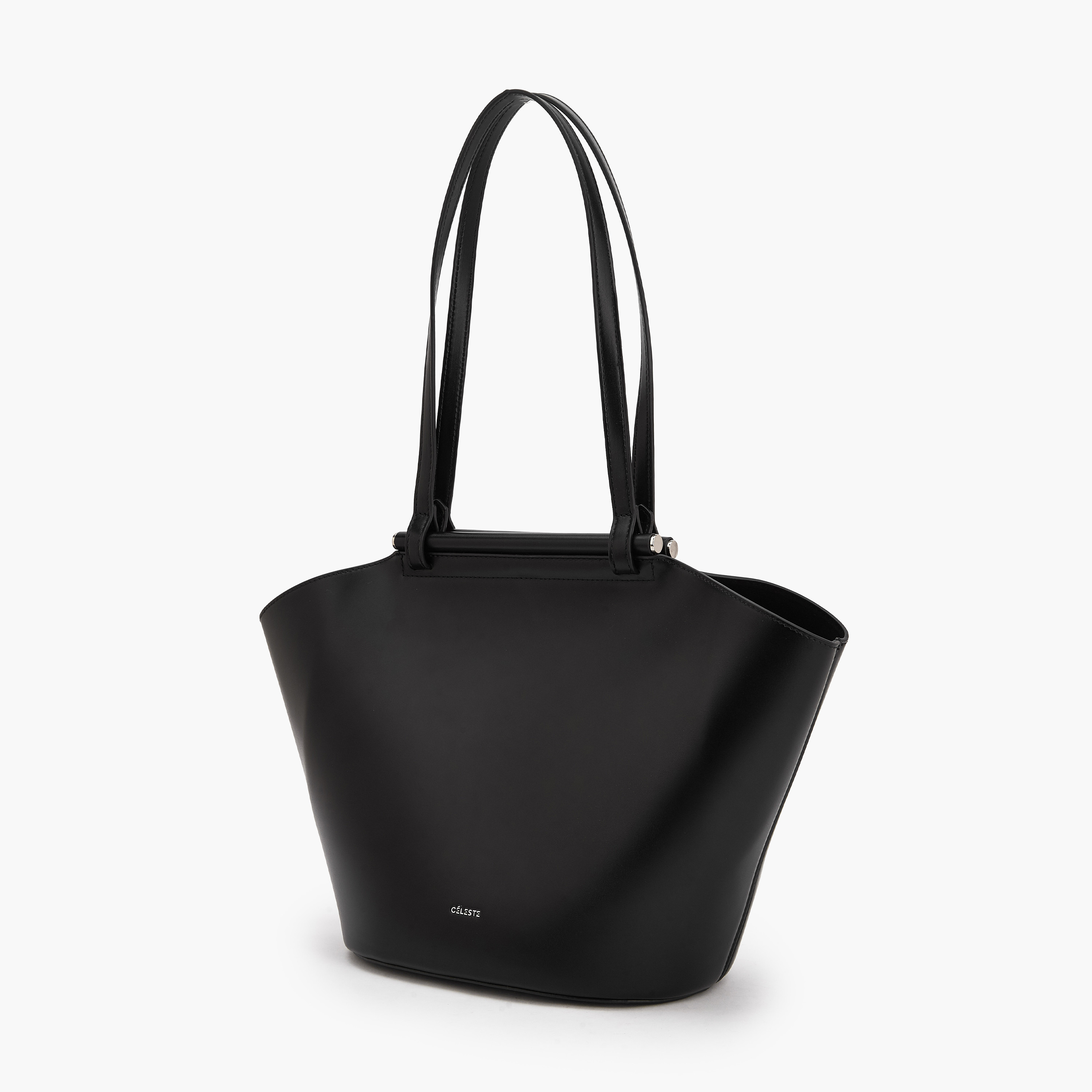 Celeste Solid Shoulder Bag with Double Handle-women-bagsandwallets-handbags-image-5