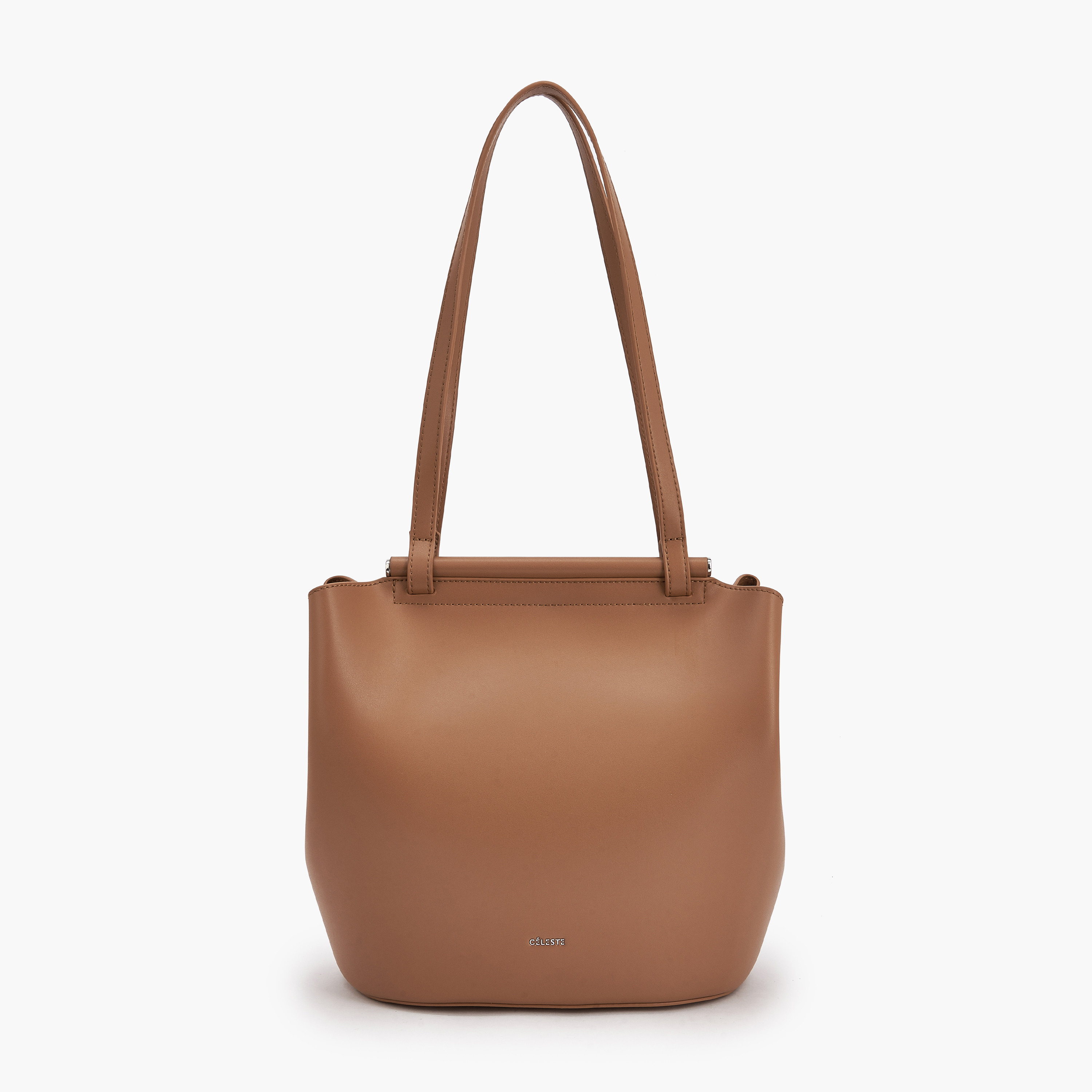 شنطة كتف سادة بمقبض مزدوج من سيليست-women-bagsandwallets-handbags-image-1