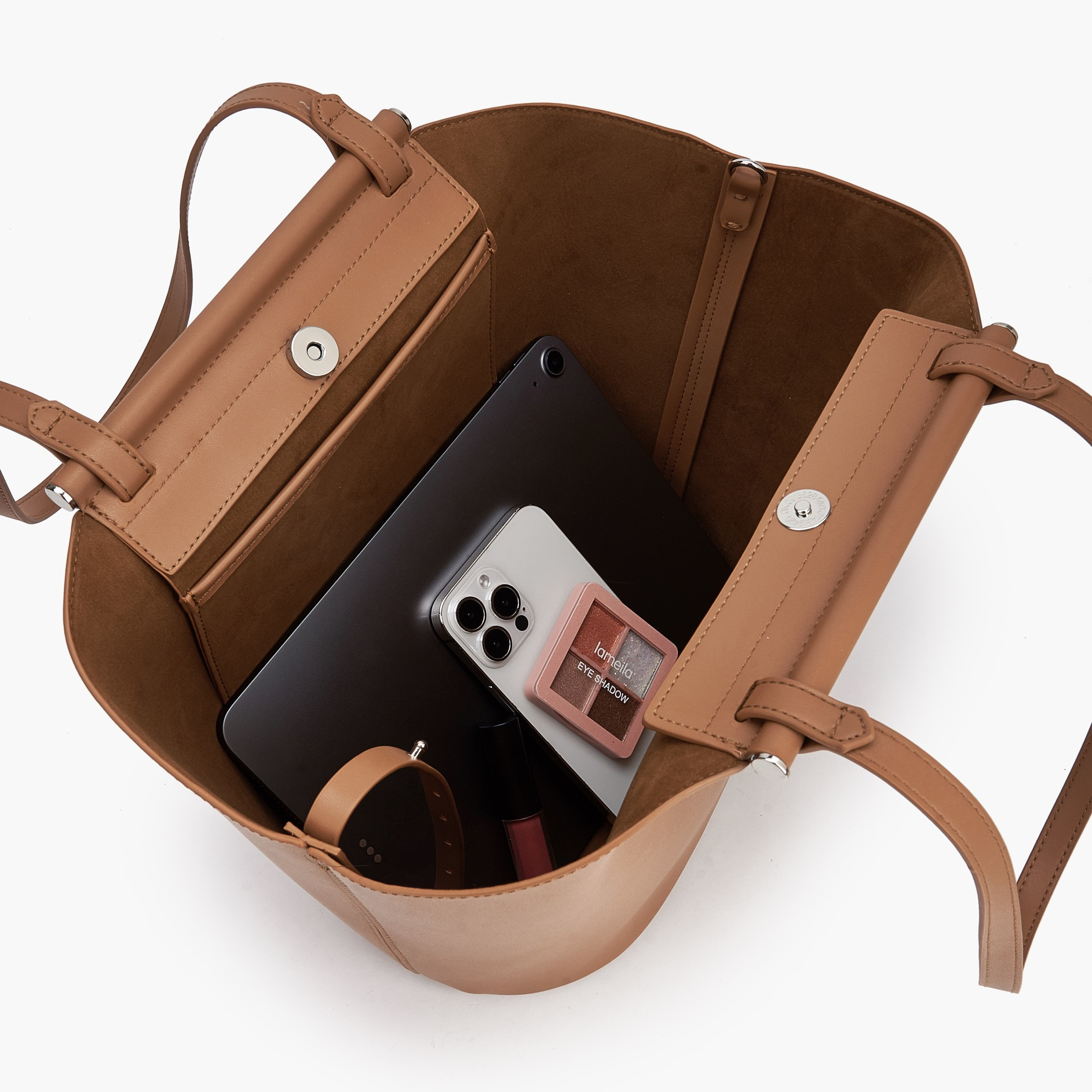 شنطة كتف سادة بمقبض مزدوج من سيليست-women-bagsandwallets-handbags-image-7