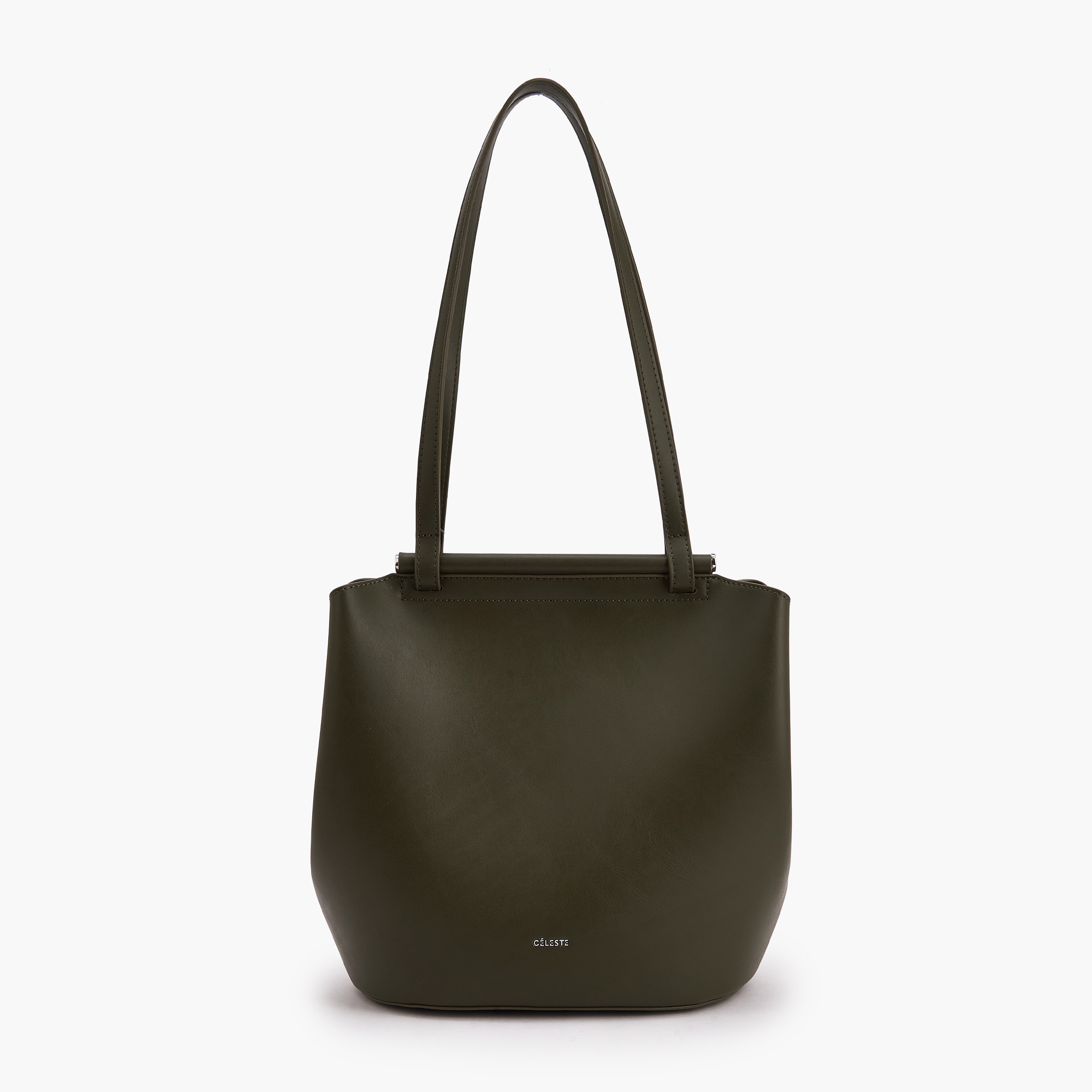 Celeste Solid Shoulder Bag with Double Handle-women-bagsandwallets-handbags-image-1