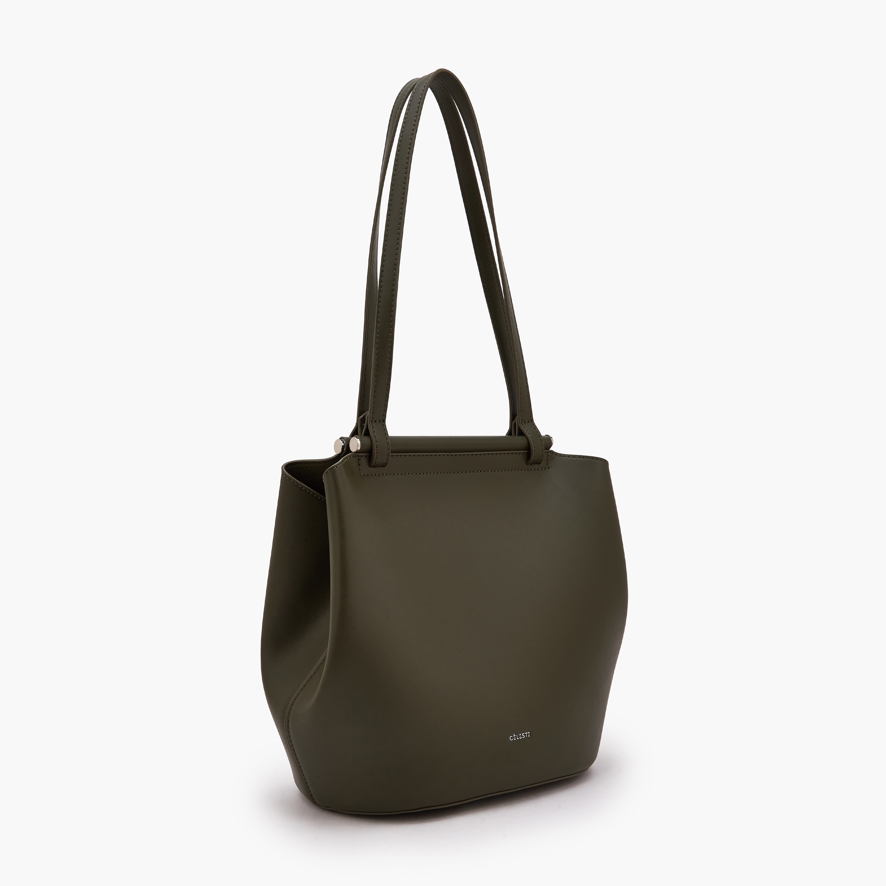 Celeste Solid Shoulder Bag with Double Handle-women-bagsandwallets-handbags-image-2