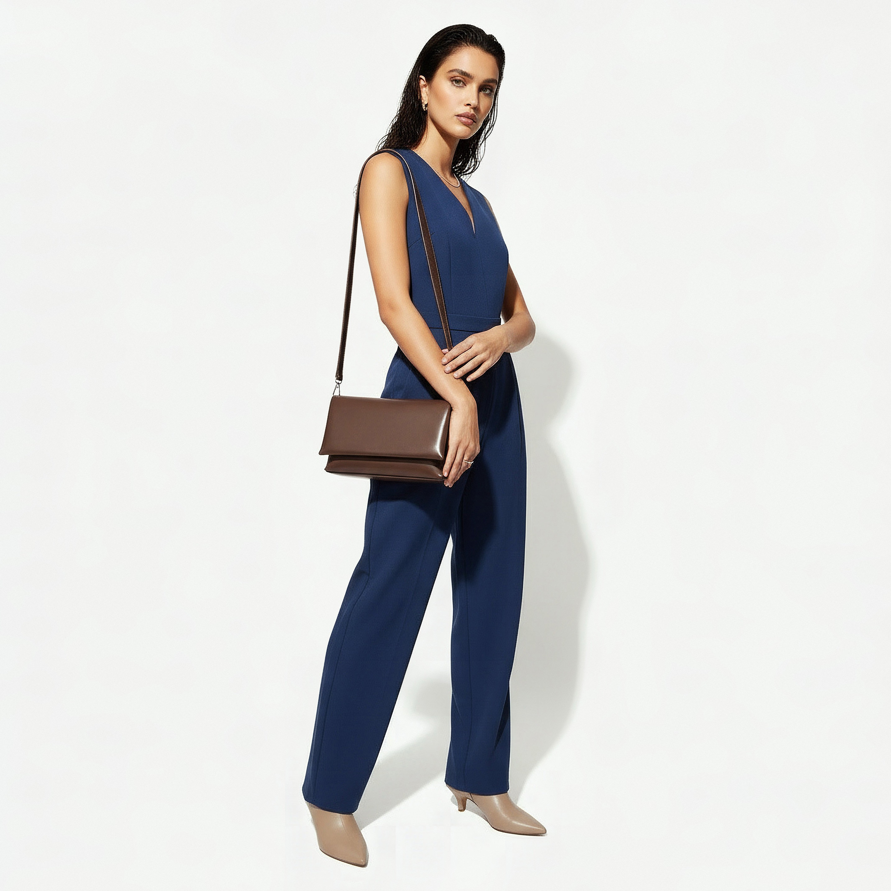 Celeste Textured Shoulder Bag with Chain Strap-women-bagsandwallets-handbags-image-8