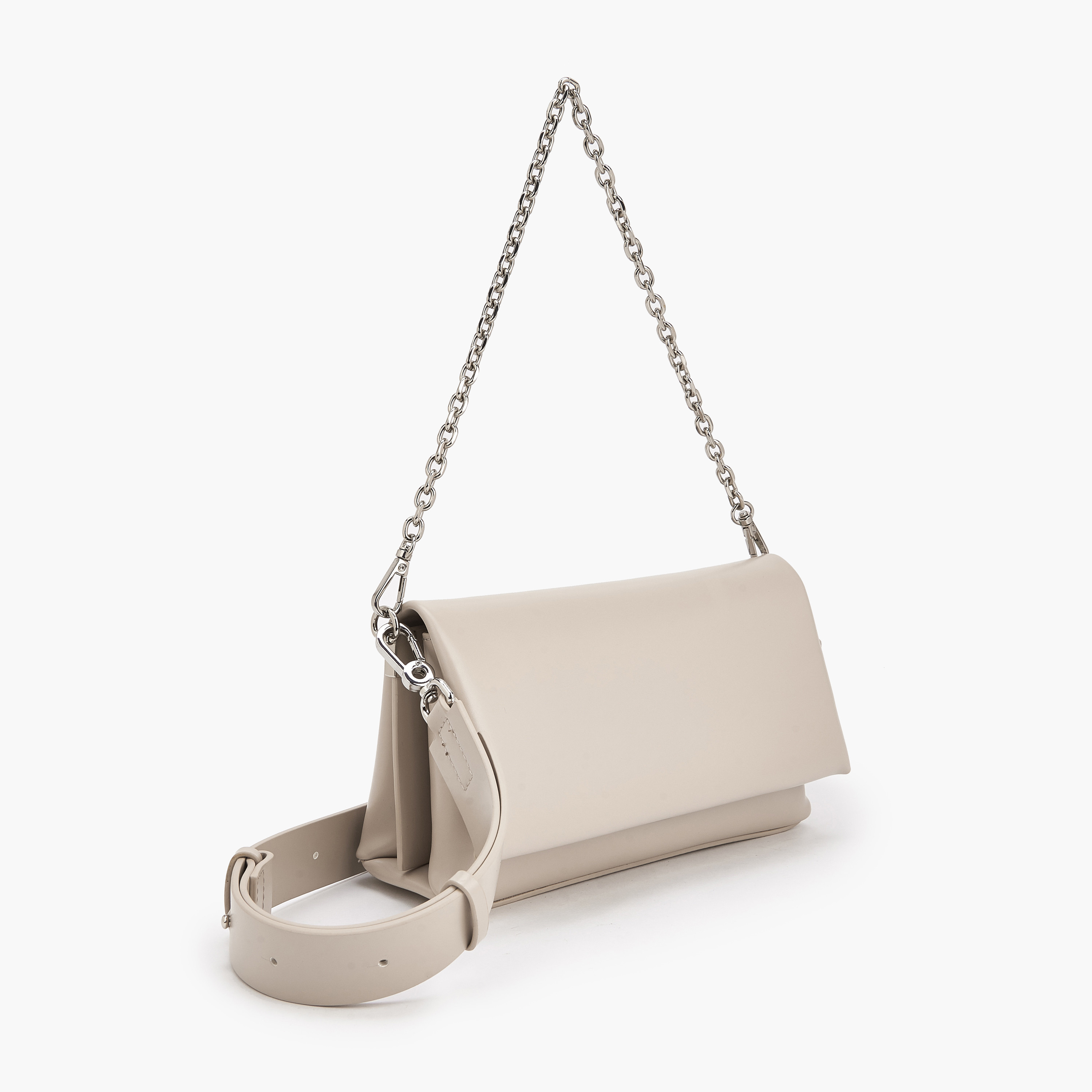 Celeste Textured Shoulder Bag with Chain Strap-women-bagsandwallets-handbags-image-3