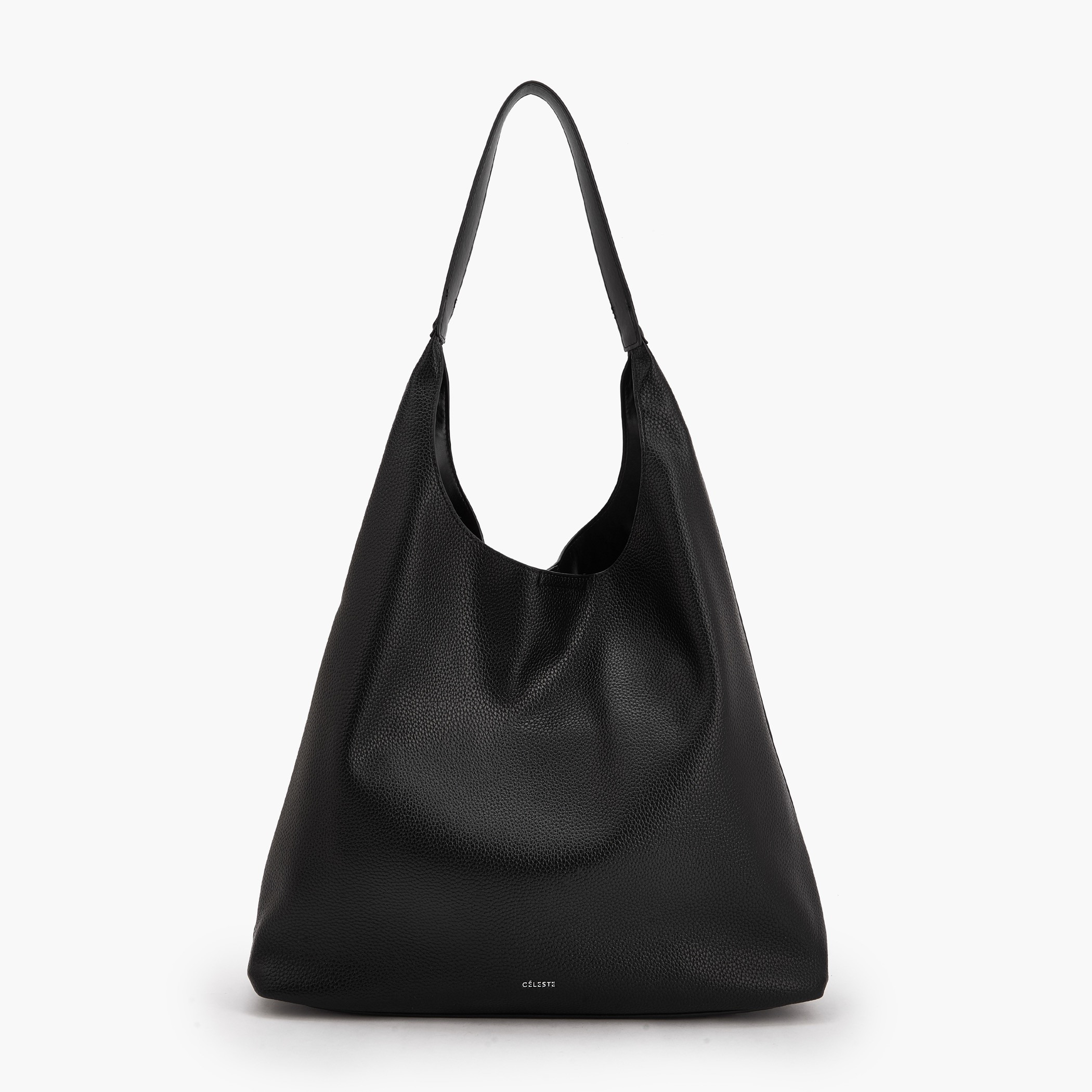 Celeste Textured Hobo Bag with Strap-women-bagsandwallets-handbags-image-1