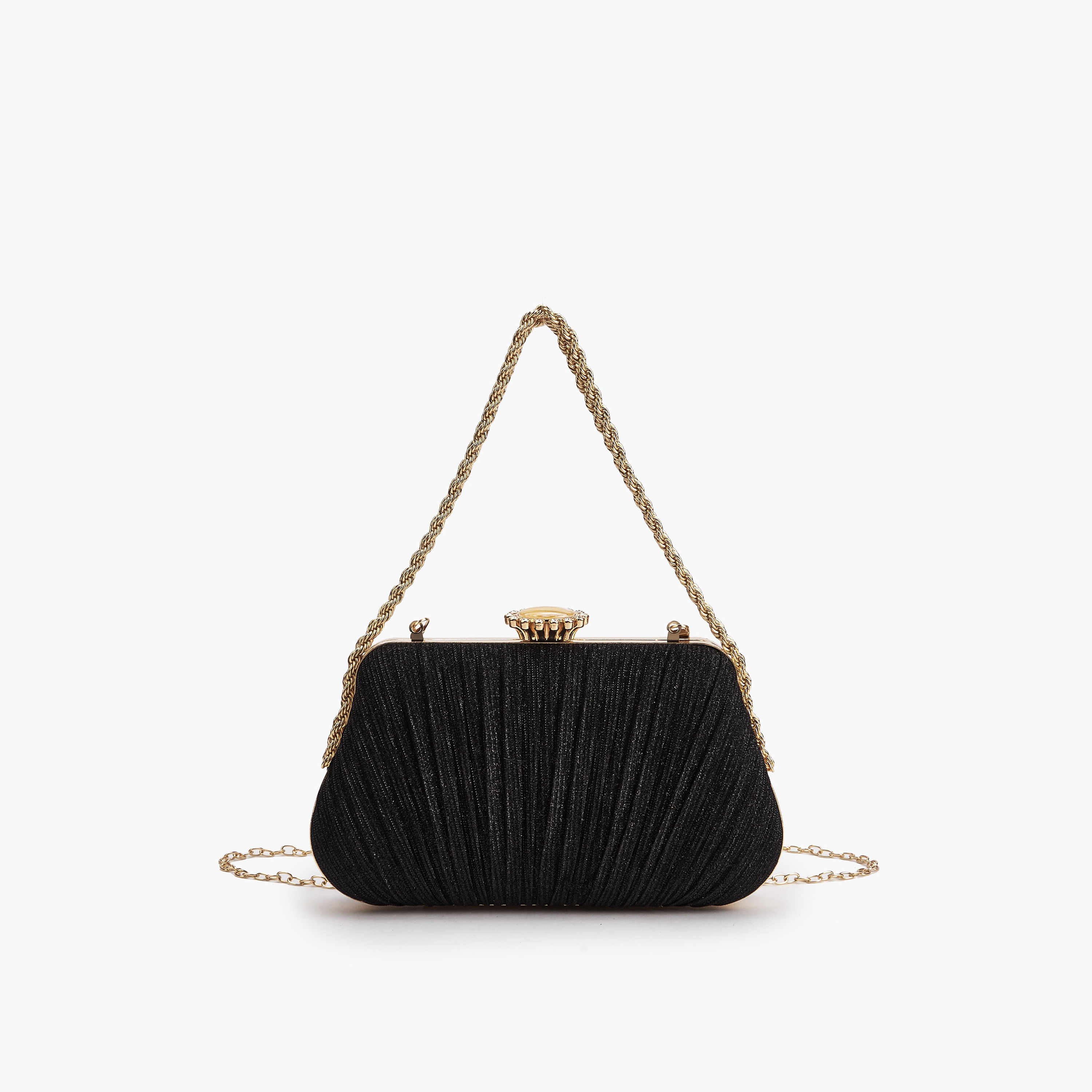 شنطة كلاتش بطيات بحزام سلسلة من بابريكا-women-bagsandwallets-handbags-image-1