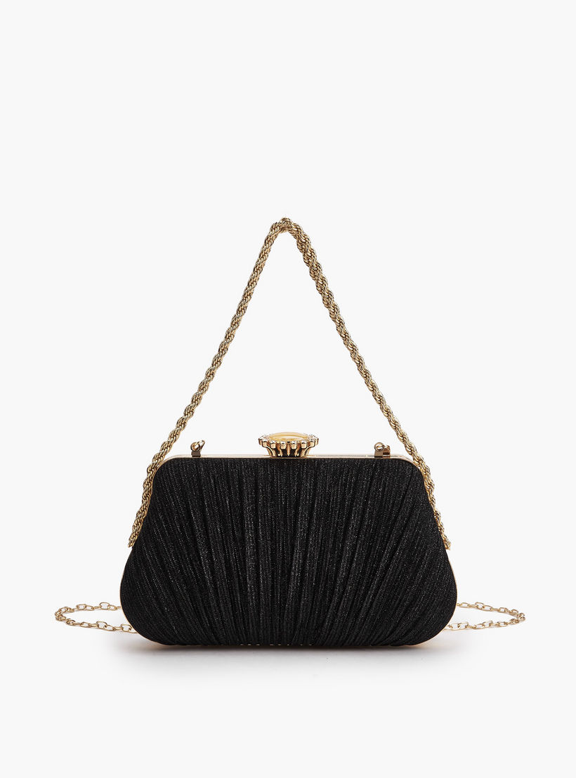 شنطة كلاتش بطيات بحزام سلسلة من بابريكا-women-bagsandwallets-handbags-image-1