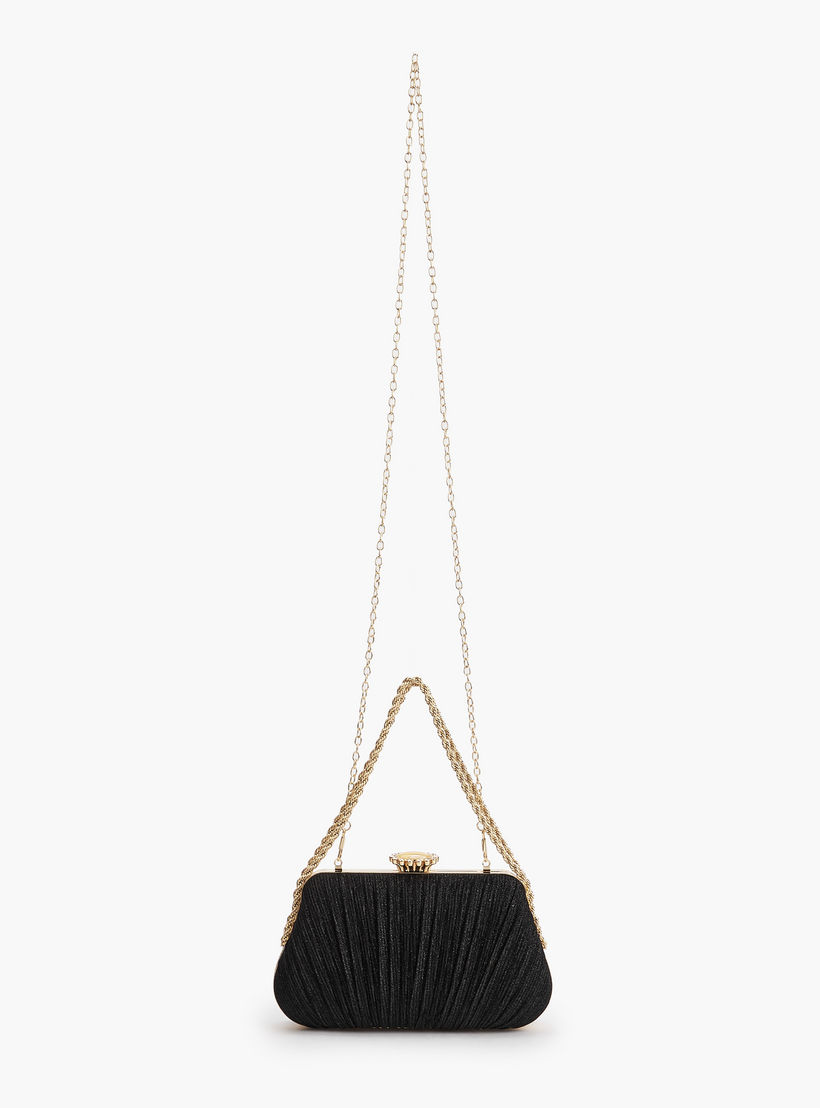 شنطة كلاتش بطيات بحزام سلسلة من بابريكا-women-bagsandwallets-handbags-image-2