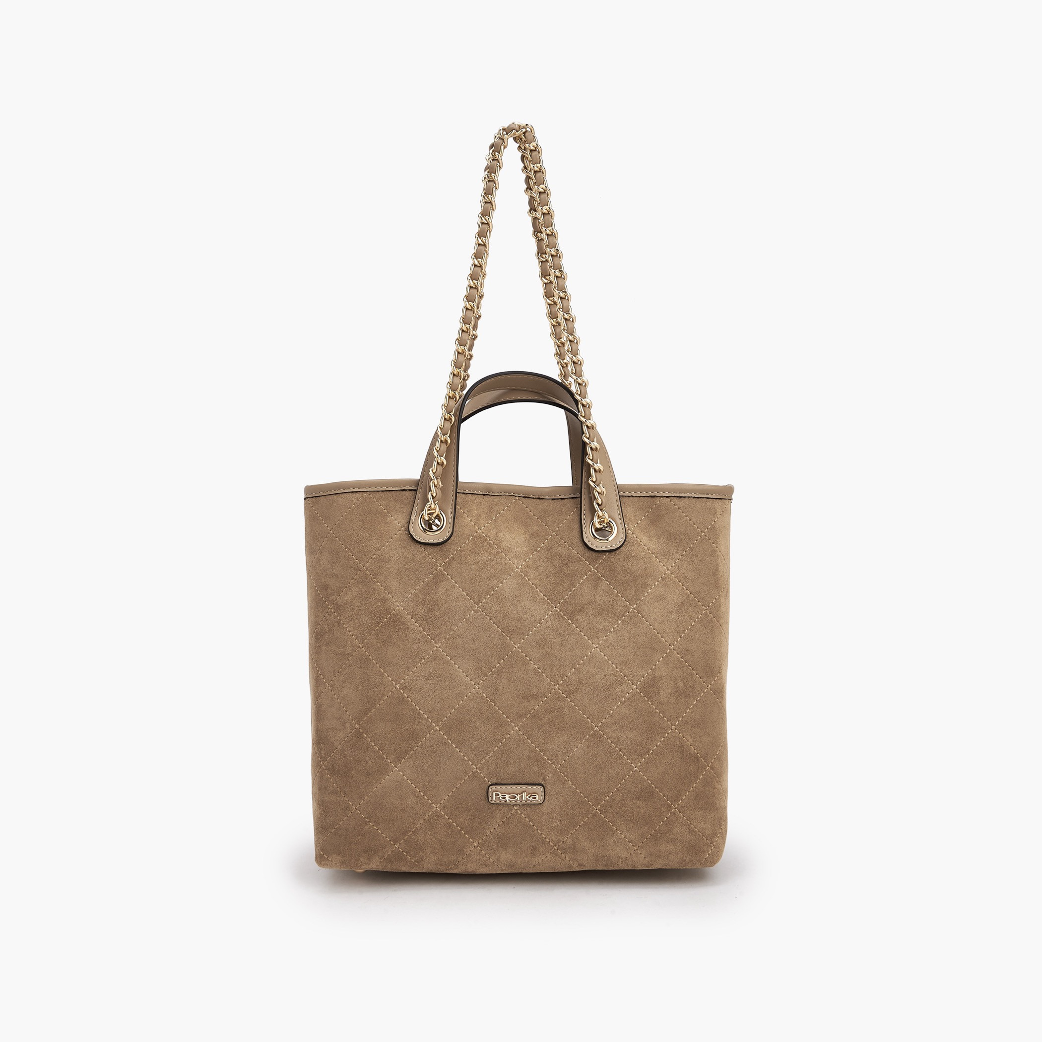 شنطة توت شامواه مبطنة مع شنطة صغيرة بوش من بابريكا-women-bagsandwallets-handbags-image-2