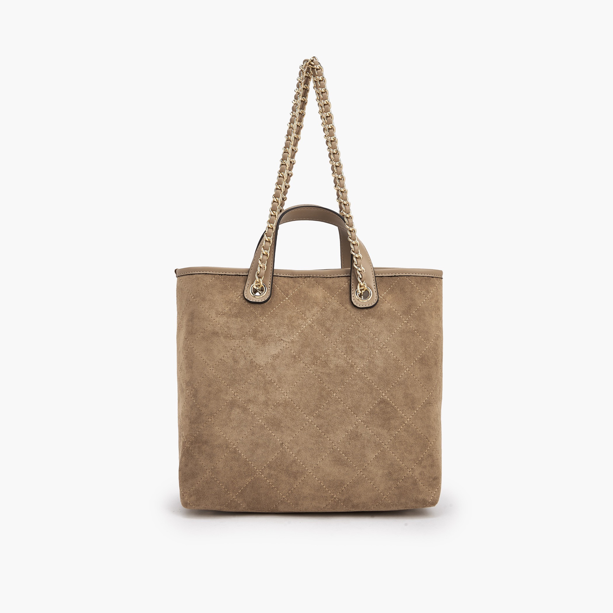 شنطة توت شامواه مبطنة مع شنطة صغيرة بوش من بابريكا-women-bagsandwallets-handbags-image-6
