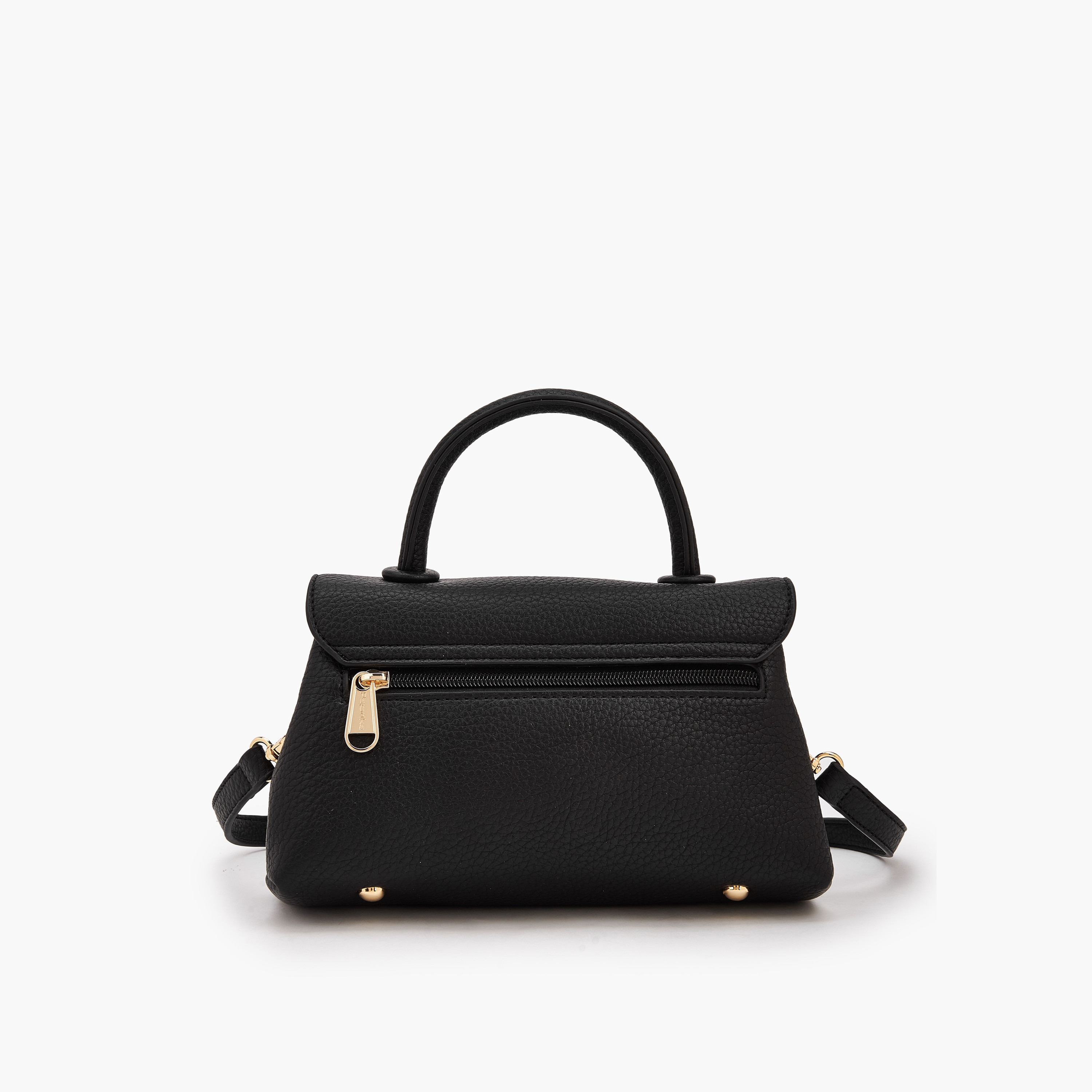 Paprika Textured Satchel Bag with Detachable Strap-women-bagsandwallets-handbags-image-6
