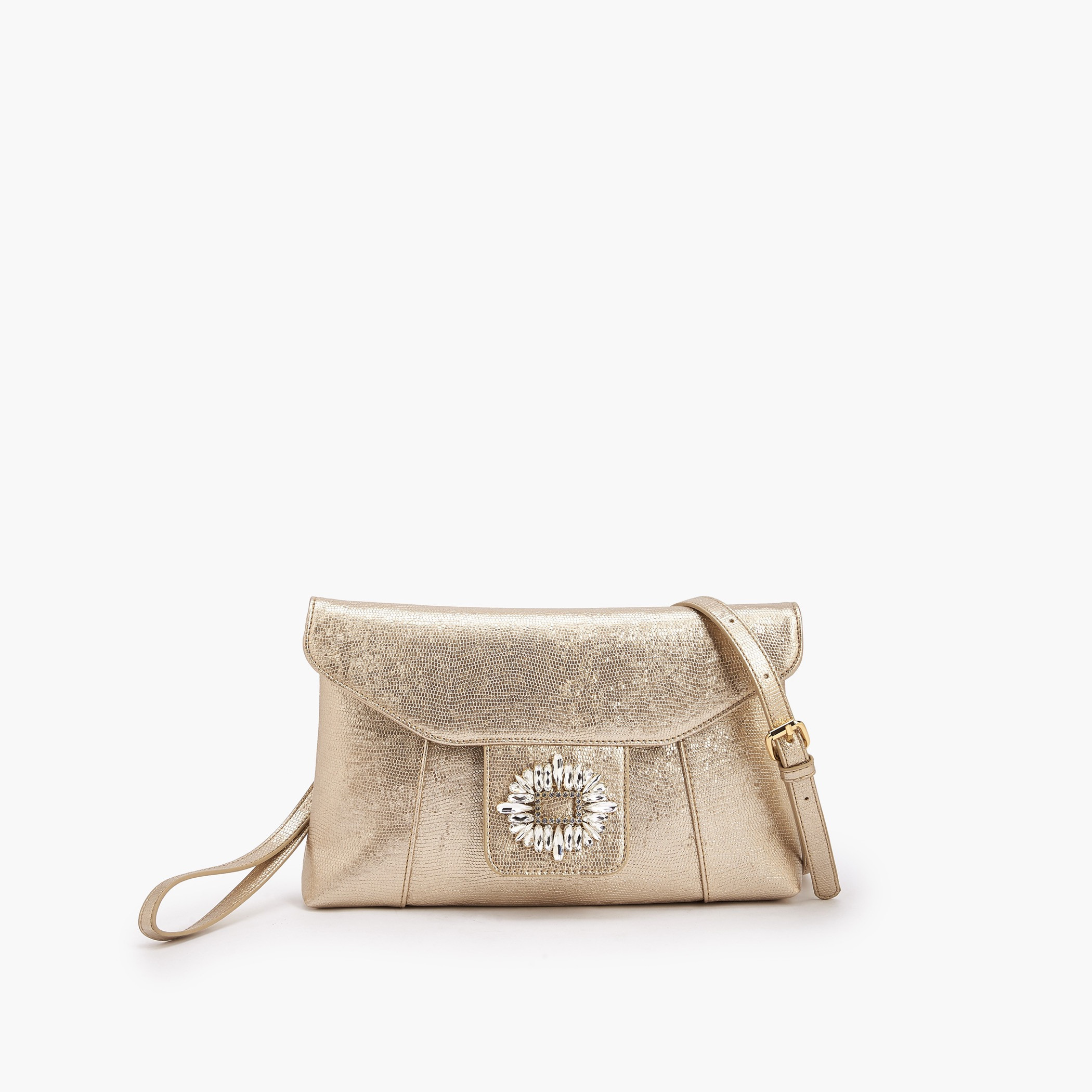 Paprika Embellished Clutch with Haul Loop-women-bagsandwallets-handbags-image-1
